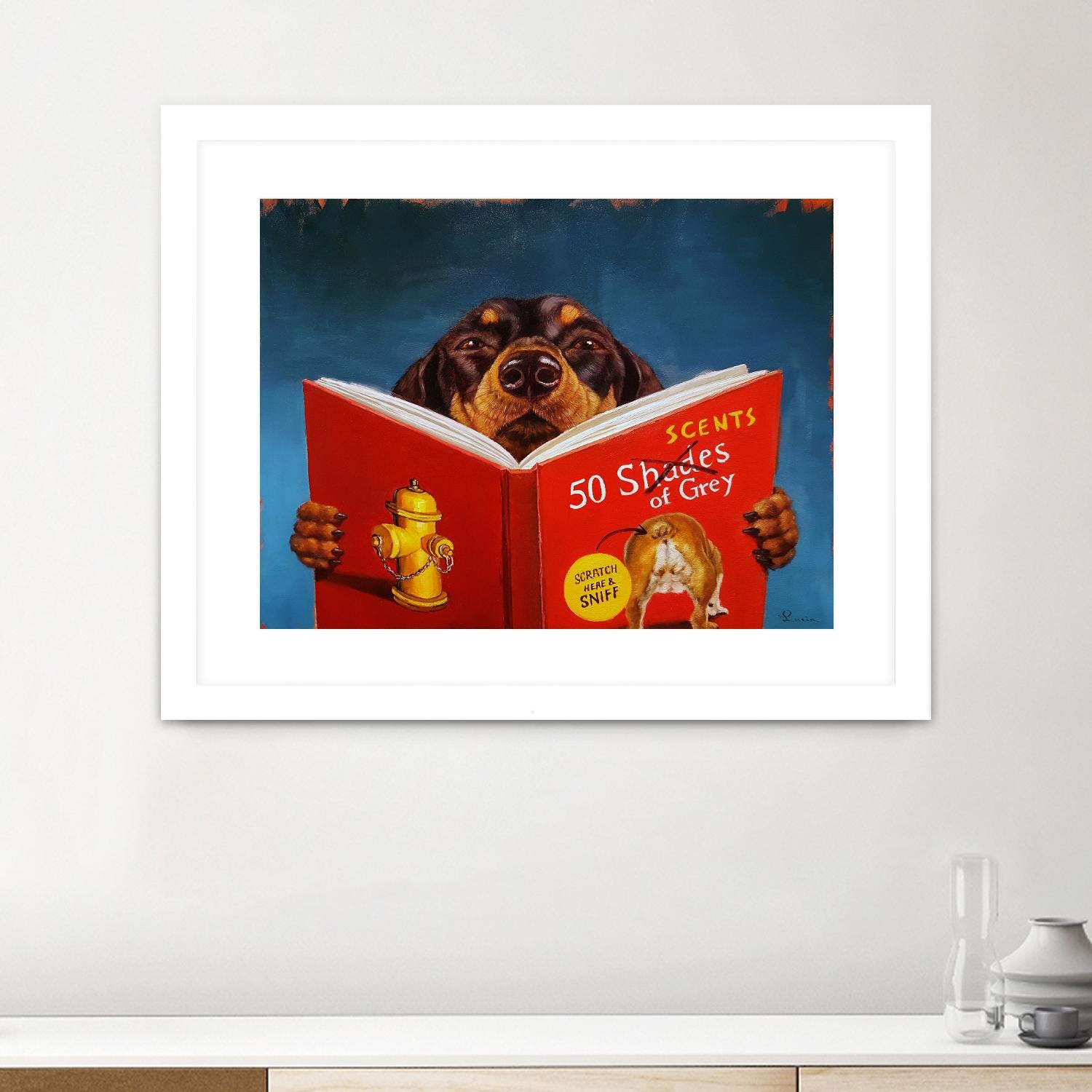 50 Scents of Grey by Lucia Heffernan on GIANT ART - multicolor urban/pop surrealism; animals