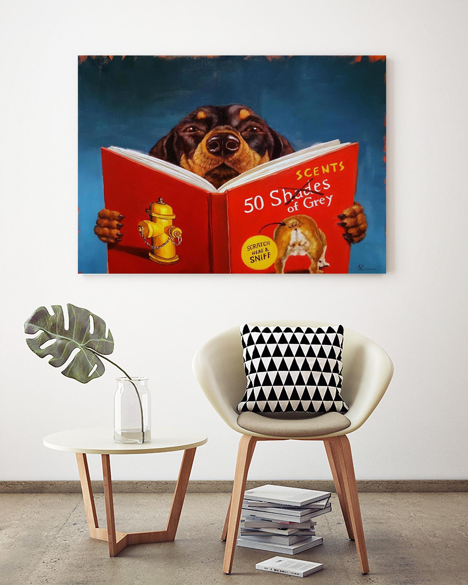 50 Scents of Grey by Lucia Heffernan on GIANT ART - multicolor urban/pop surrealism; animals