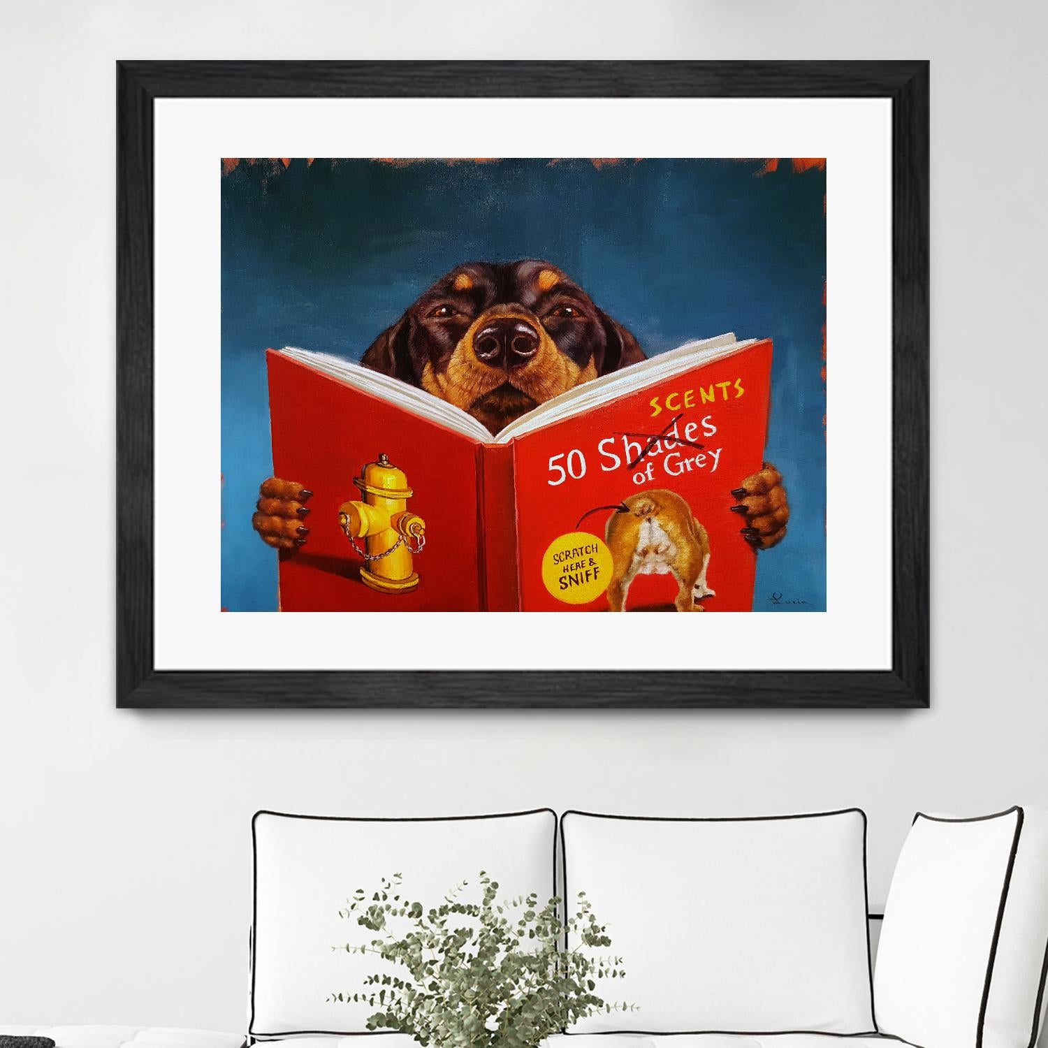 50 Scents of Grey by Lucia Heffernan on GIANT ART - multicolor urban/pop surrealism; animals