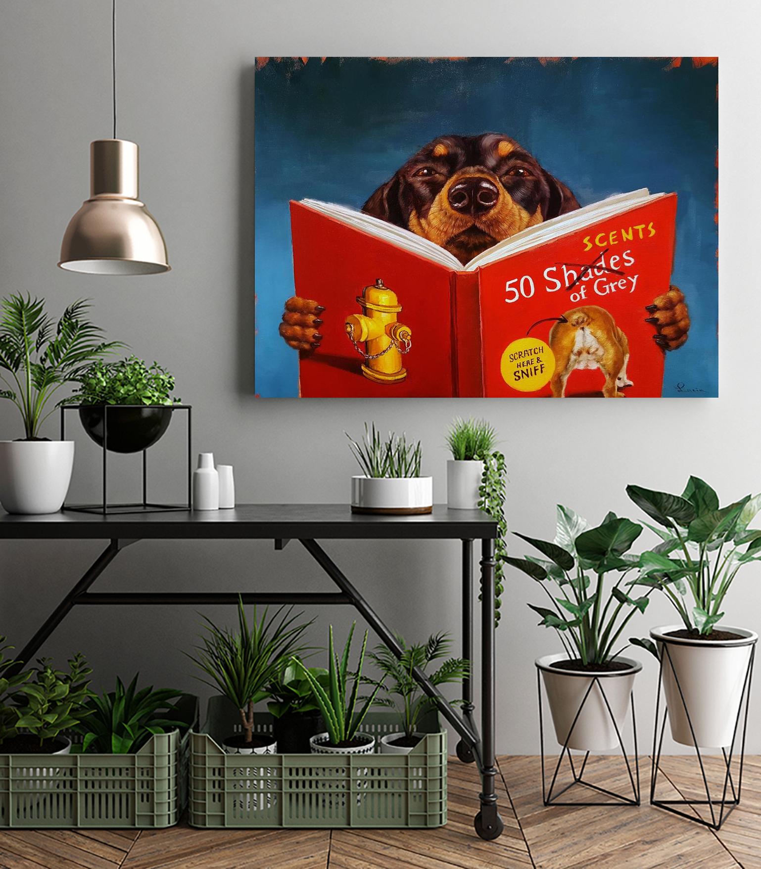 50 Scents of Grey by Lucia Heffernan on GIANT ART - multicolor urban/pop surrealism; animals