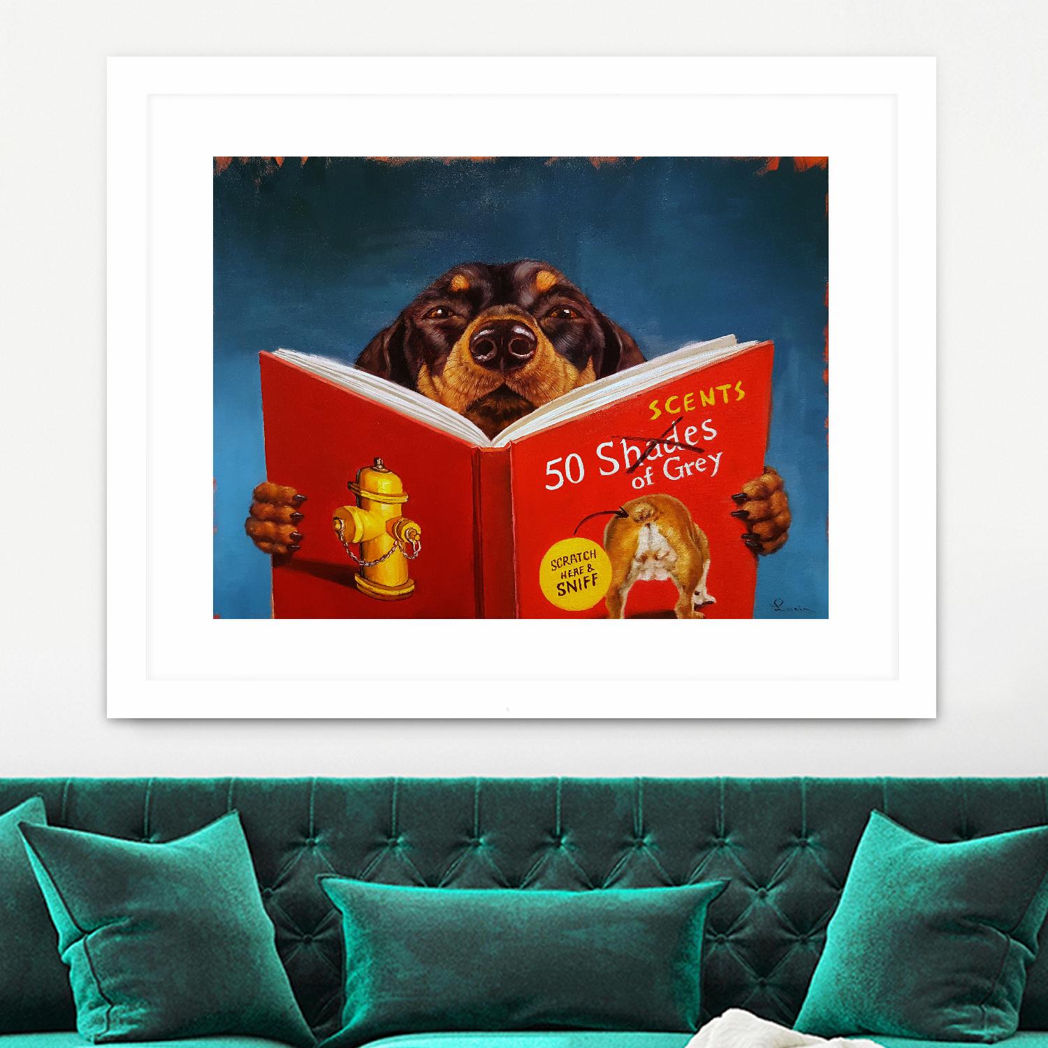 50 Scents of Grey by Lucia Heffernan on GIANT ART - multicolor urban/pop surrealism; animals