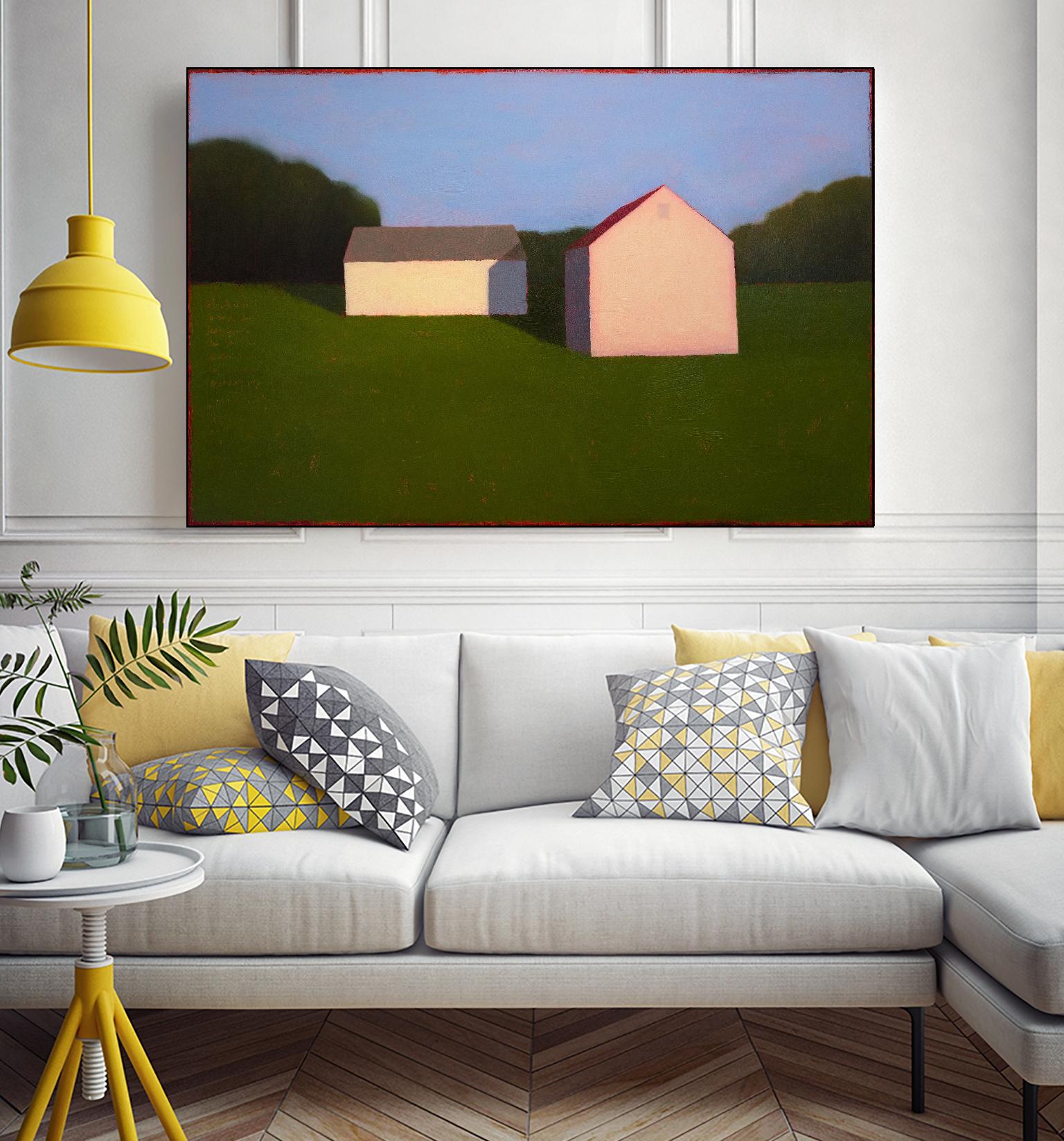 A Simple Life by Tracy Helgeson on GIANT ART - multicolor landscapes; contemporary