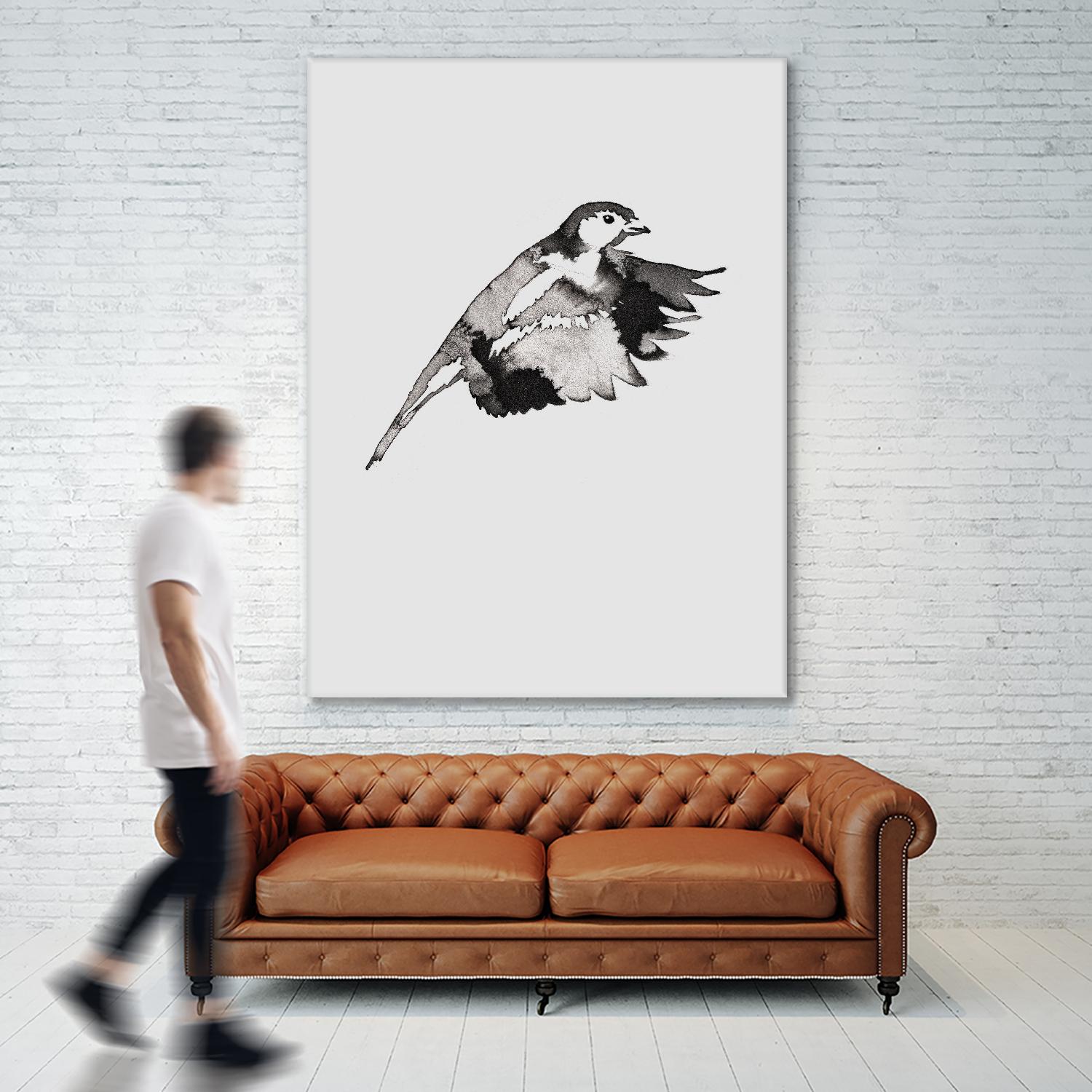 Flying Bird II by Incado on GIANT ART - multicolor animals