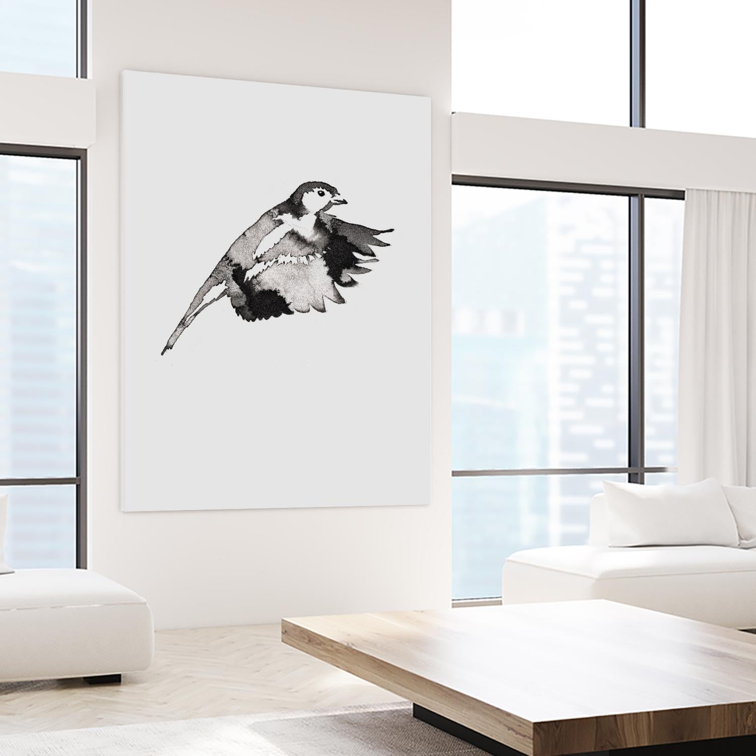 Flying Bird II by Incado on GIANT ART - multicolor animals