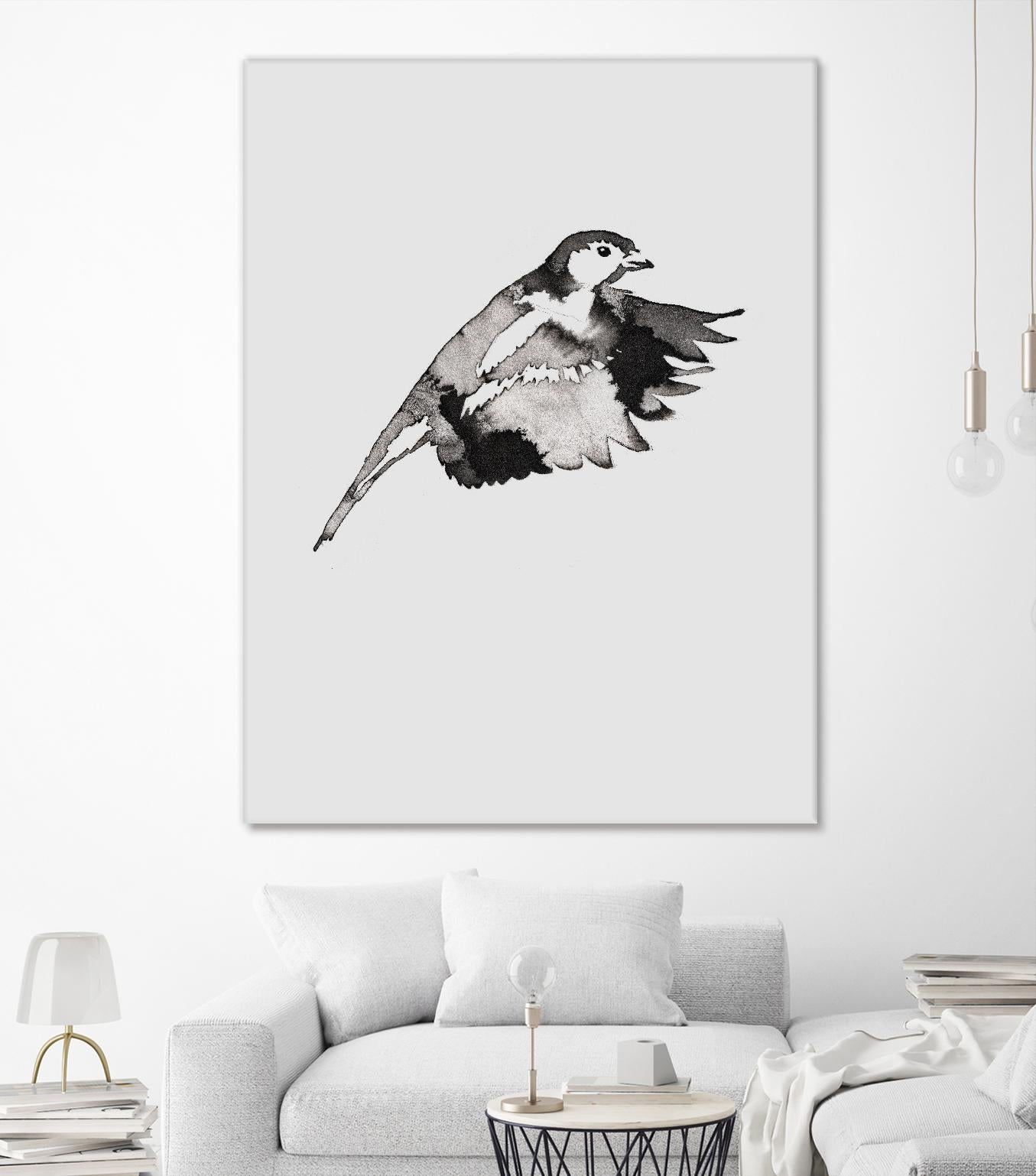 Flying Bird II by Incado on GIANT ART - multicolor animals