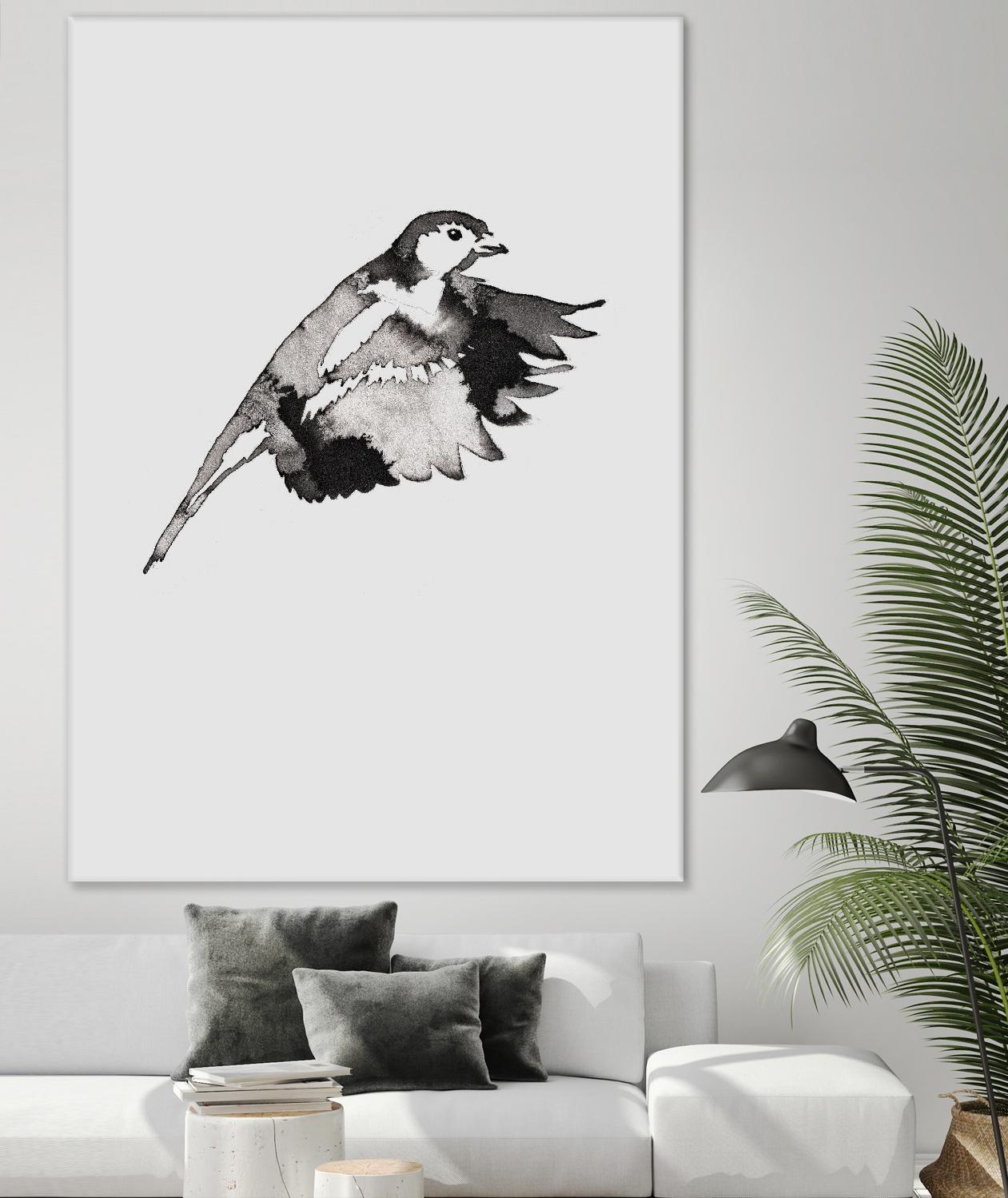Flying Bird II by Incado on GIANT ART - multicolor animals