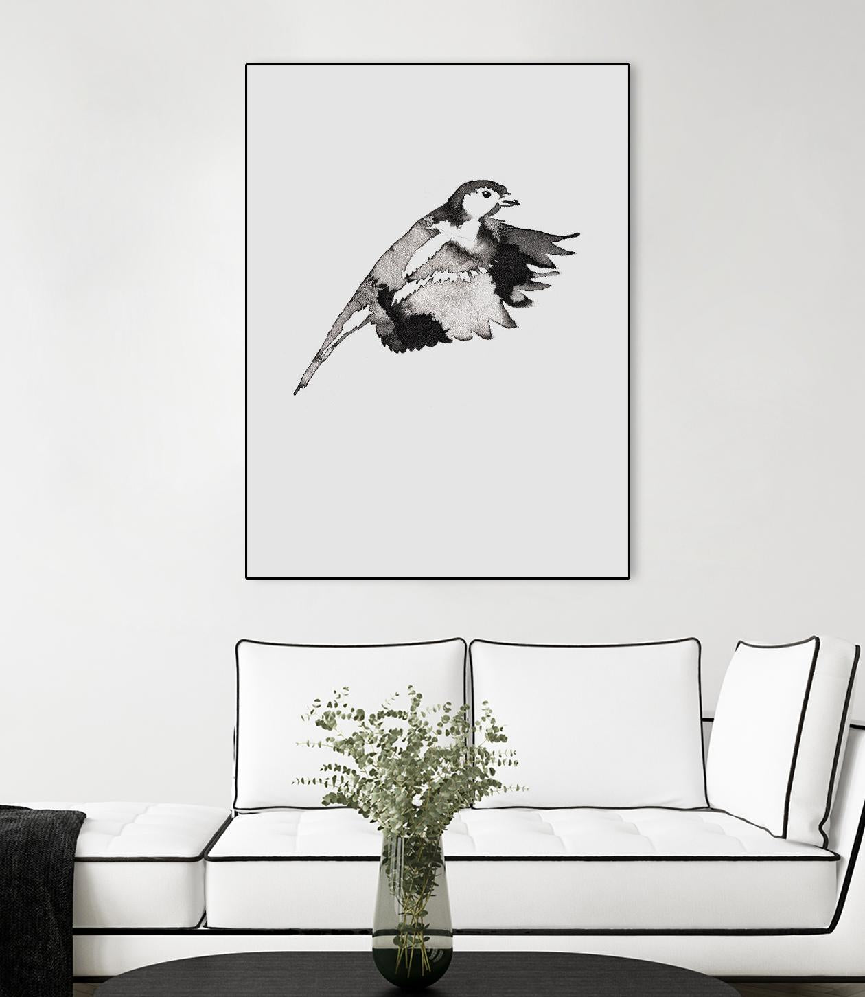 Flying Bird II by Incado on GIANT ART - multicolor animals