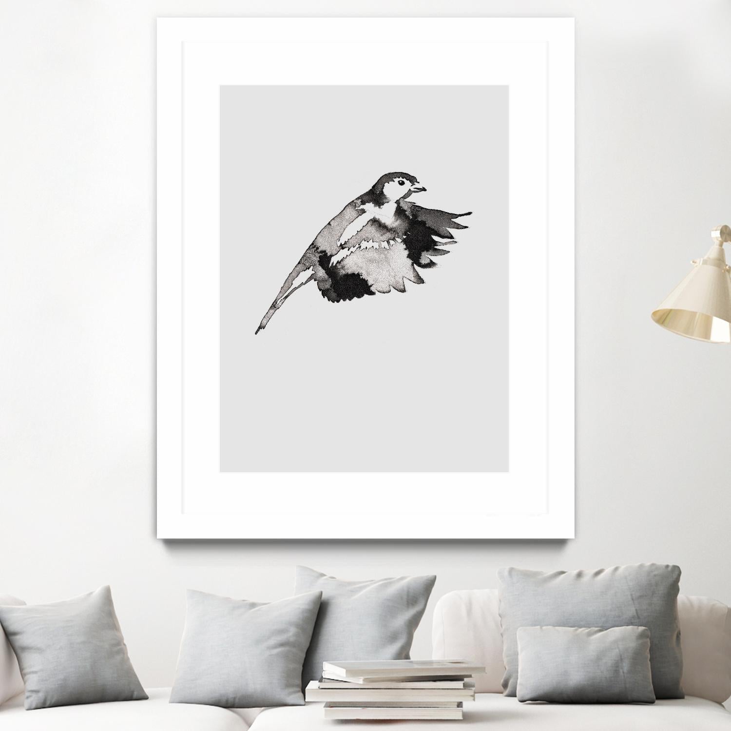 Flying Bird II by Incado on GIANT ART - multicolor animals