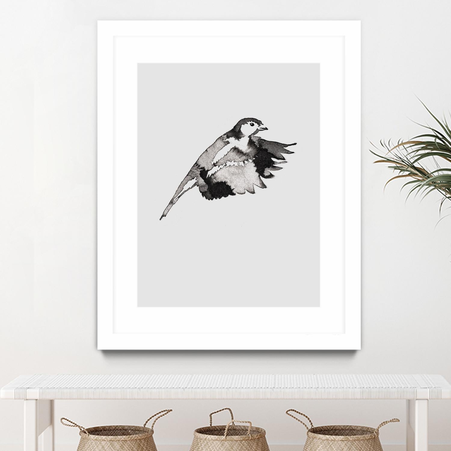 Flying Bird II by Incado on GIANT ART - multicolor animals