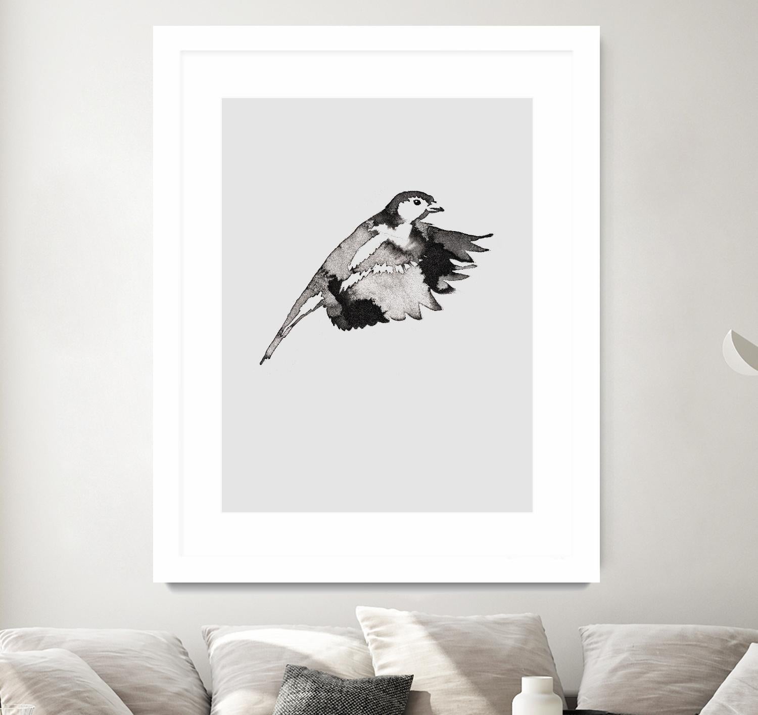 Flying Bird II by Incado on GIANT ART - multicolor animals