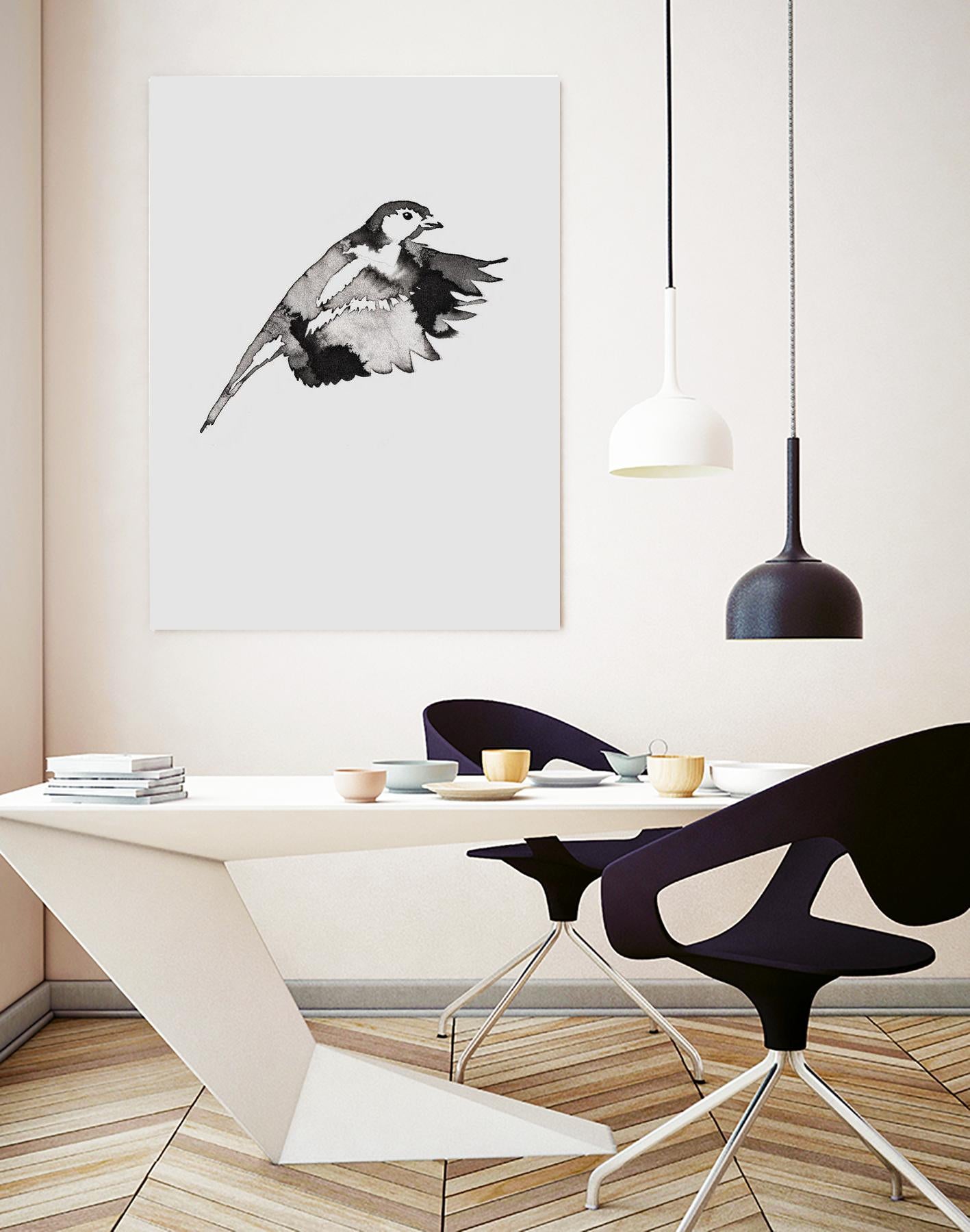 Flying Bird II by Incado on GIANT ART - multicolor animals