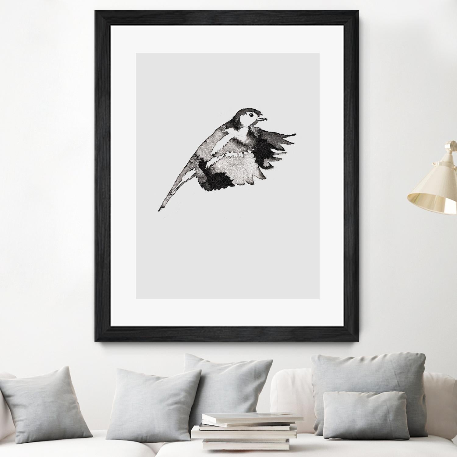 Flying Bird II by Incado on GIANT ART - multicolor animals