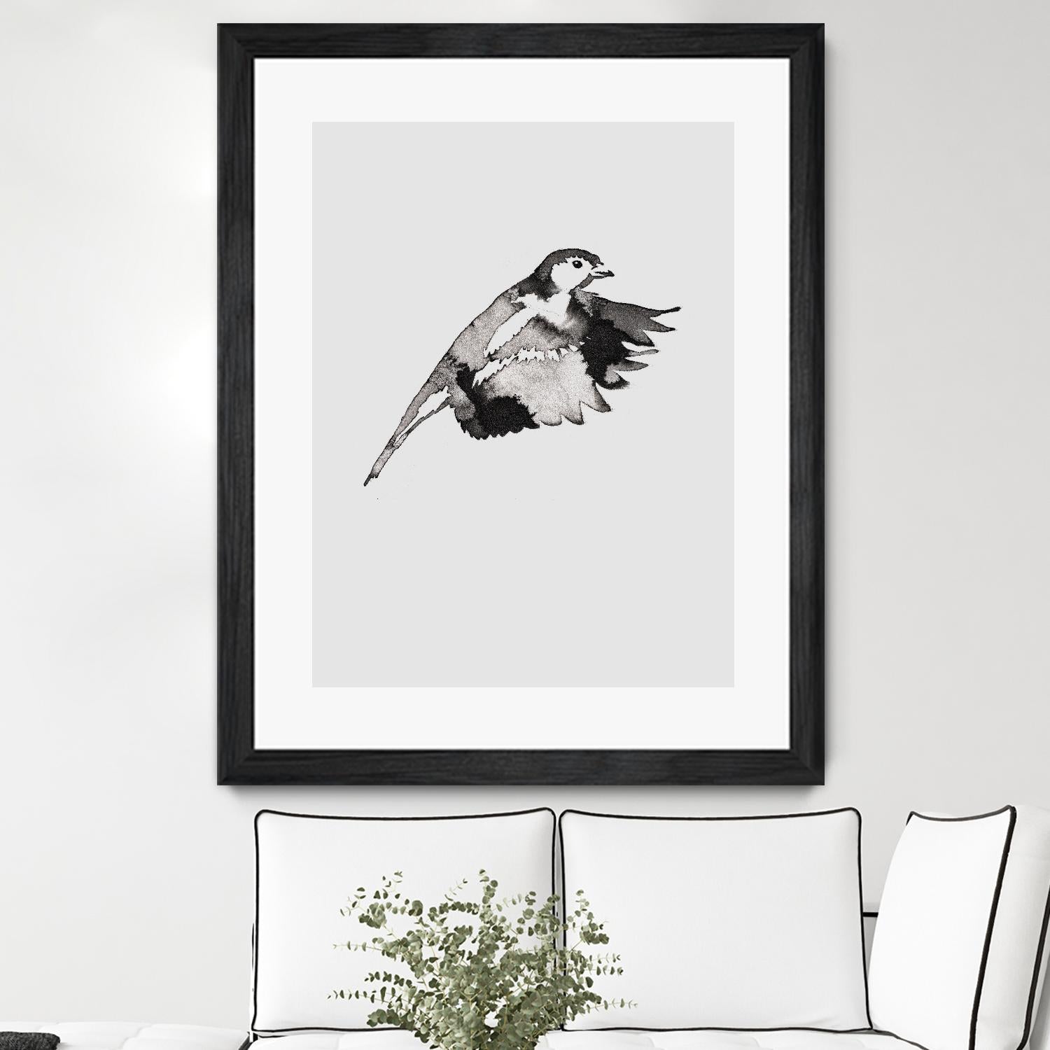 Flying Bird II by Incado on GIANT ART - multicolor animals