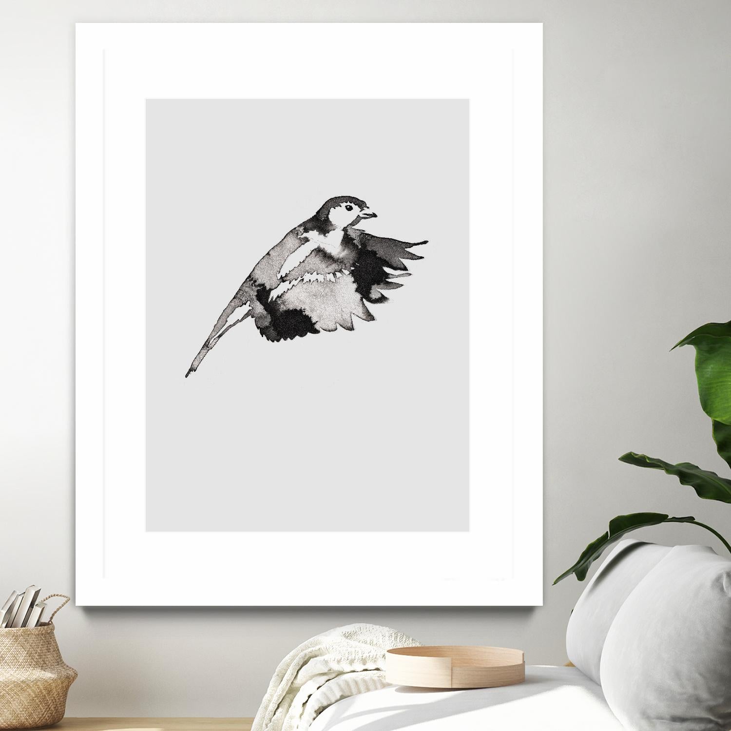 Flying Bird II by Incado on GIANT ART - multicolor animals