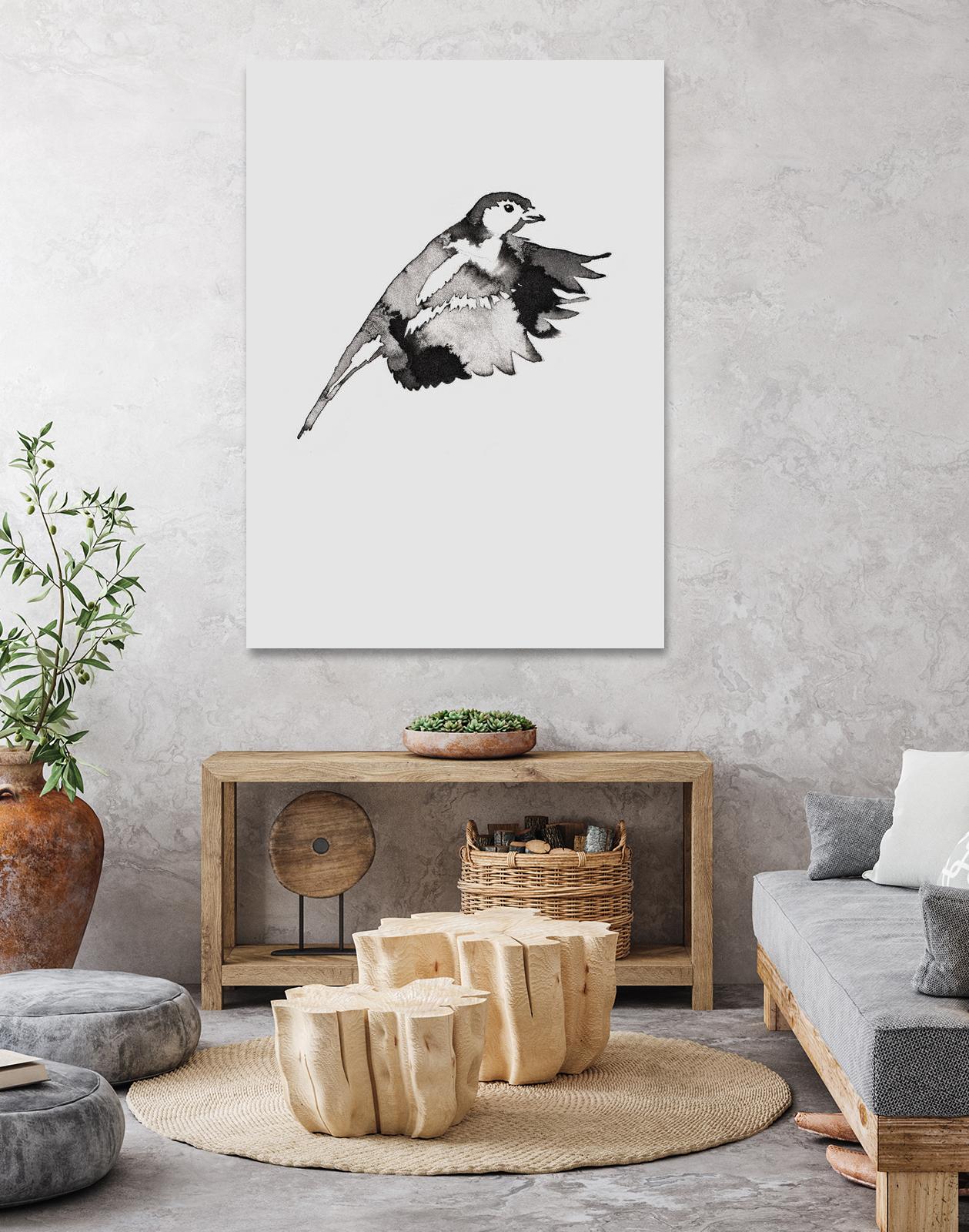 Flying Bird II by Incado on GIANT ART - multicolor animals