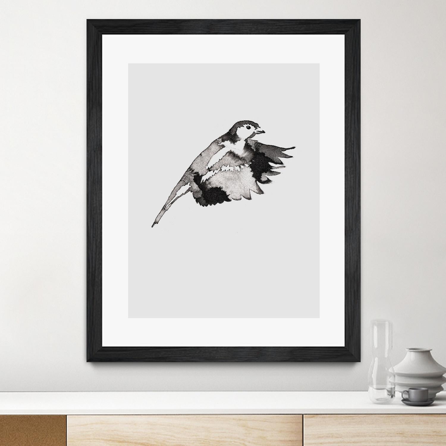 Flying Bird II by Incado on GIANT ART - multicolor animals