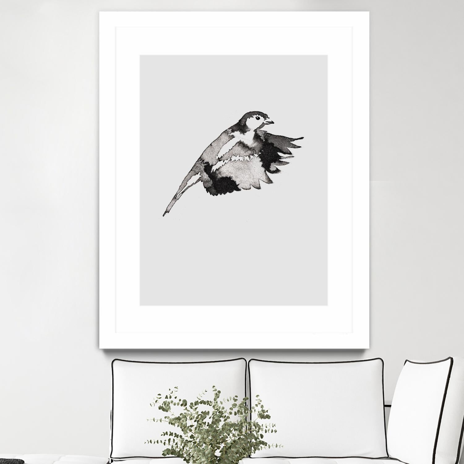 Flying Bird II by Incado on GIANT ART - multicolor animals