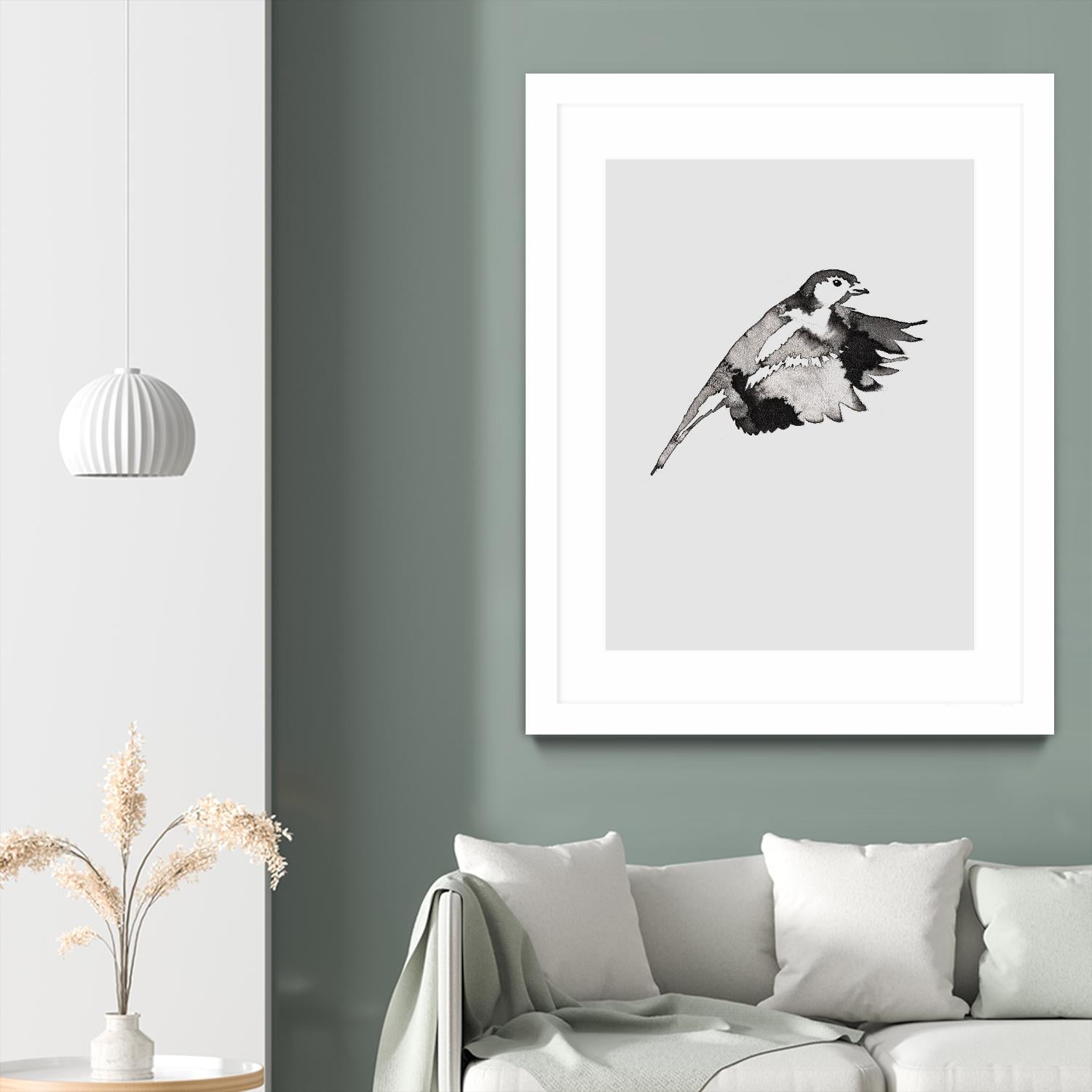 Flying Bird II by Incado on GIANT ART - multicolor animals