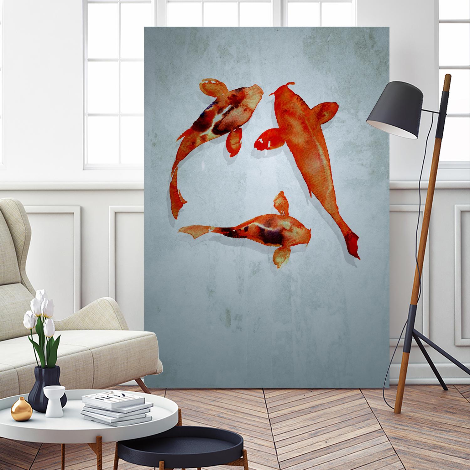 3 friends by Incado on GIANT ART - multicolor animals