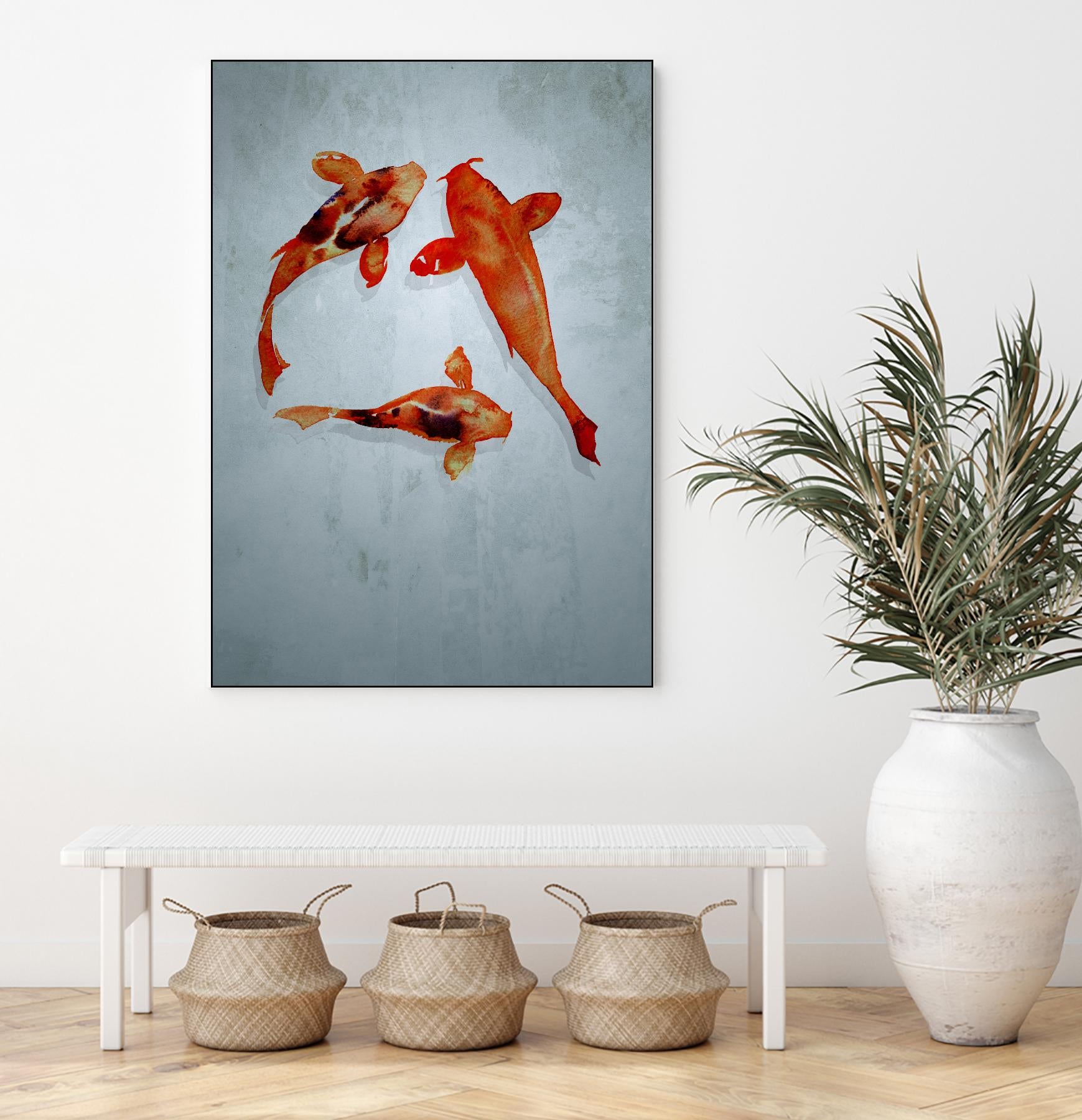 3 friends by Incado on GIANT ART - multicolor animals