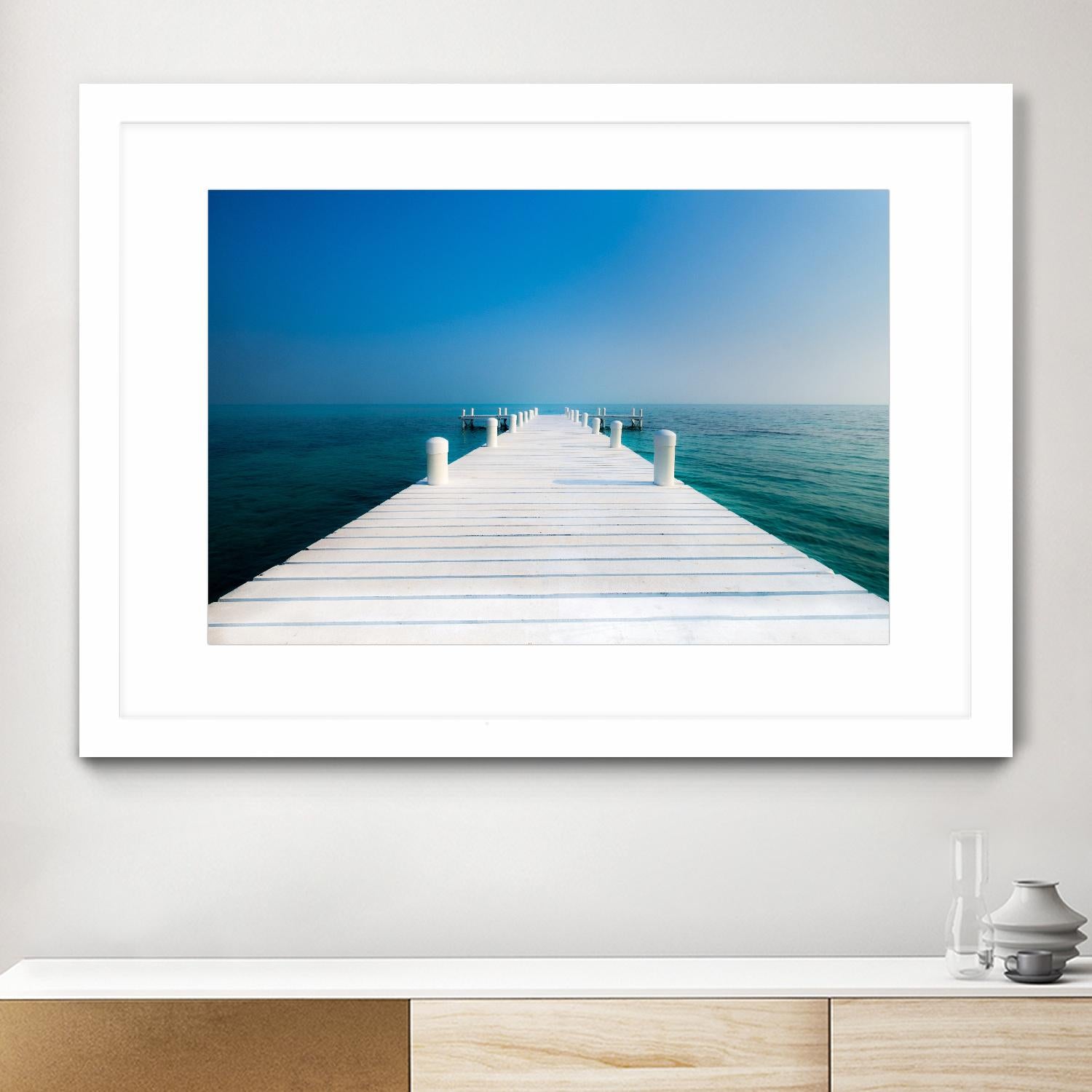 The Pier by Vladimir Kostka on GIANT ART - multicolor photography; coastal; landscapes