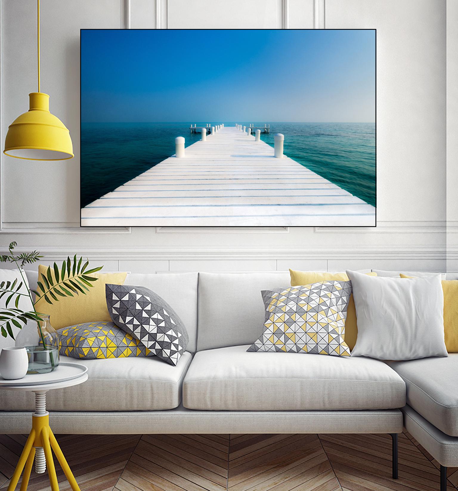 The Pier by Vladimir Kostka on GIANT ART - multicolor photography; coastal; landscapes