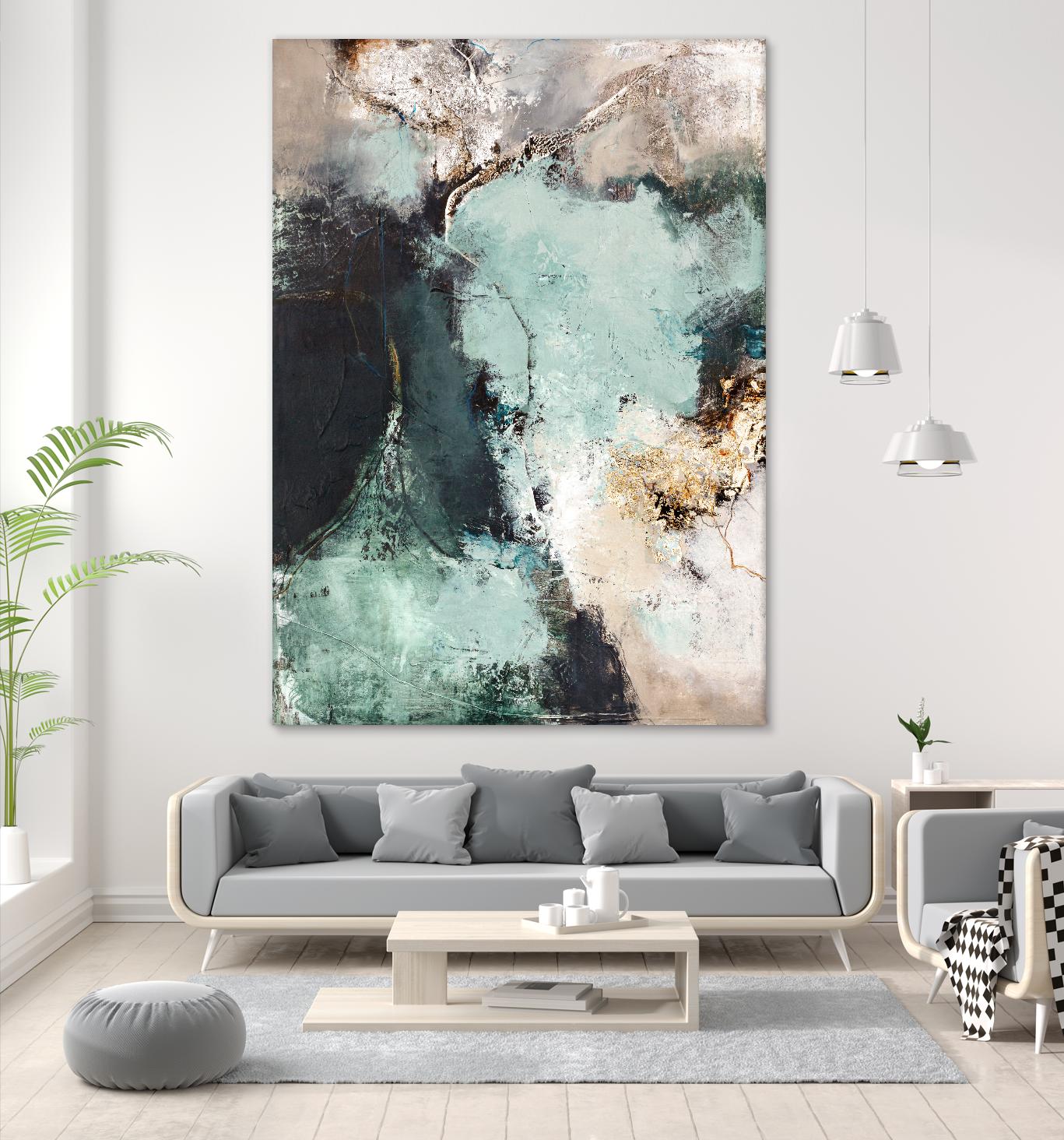 Great Green by Design Fabrikken on GIANT ART - multi abstracts