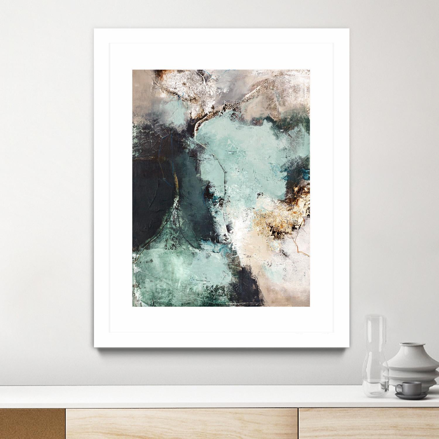 Great Green by Design Fabrikken on GIANT ART - orange abstracts