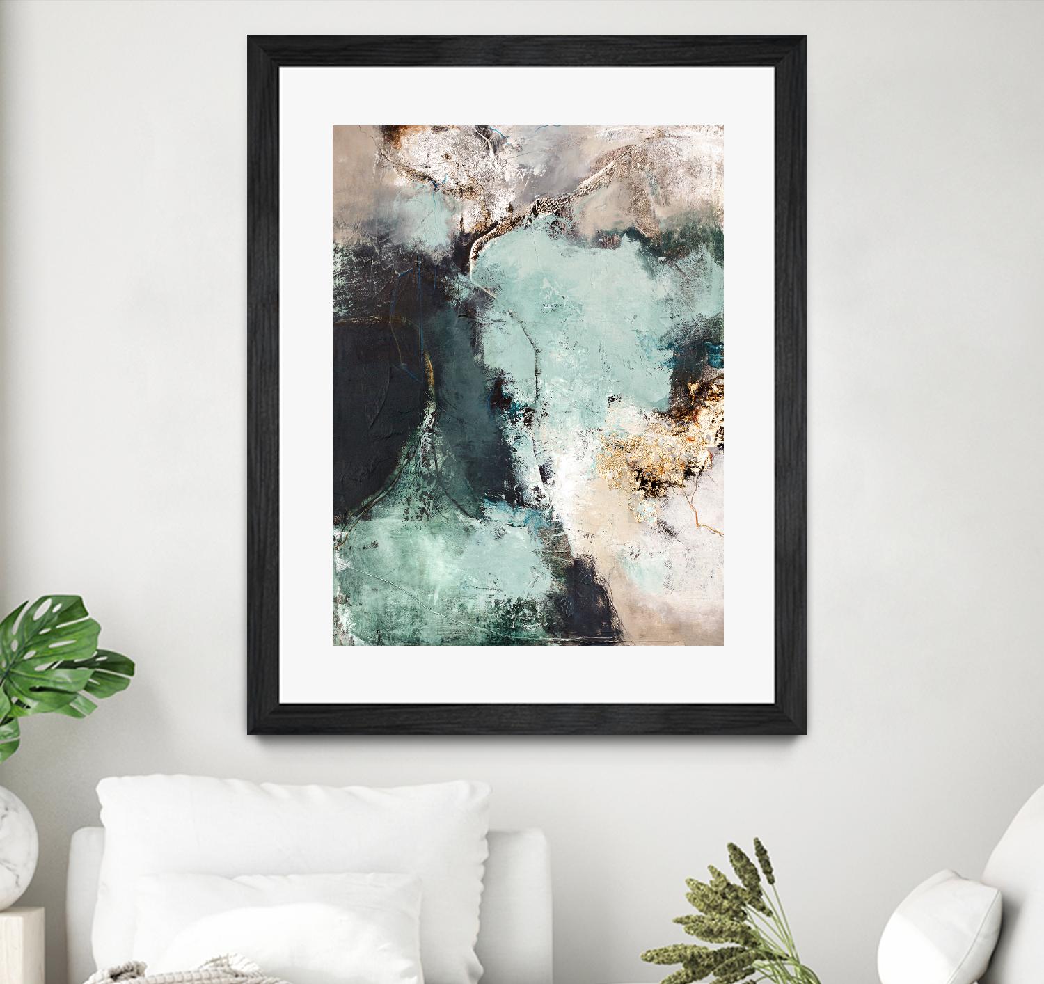 Great Green by Design Fabrikken on GIANT ART - orange abstracts