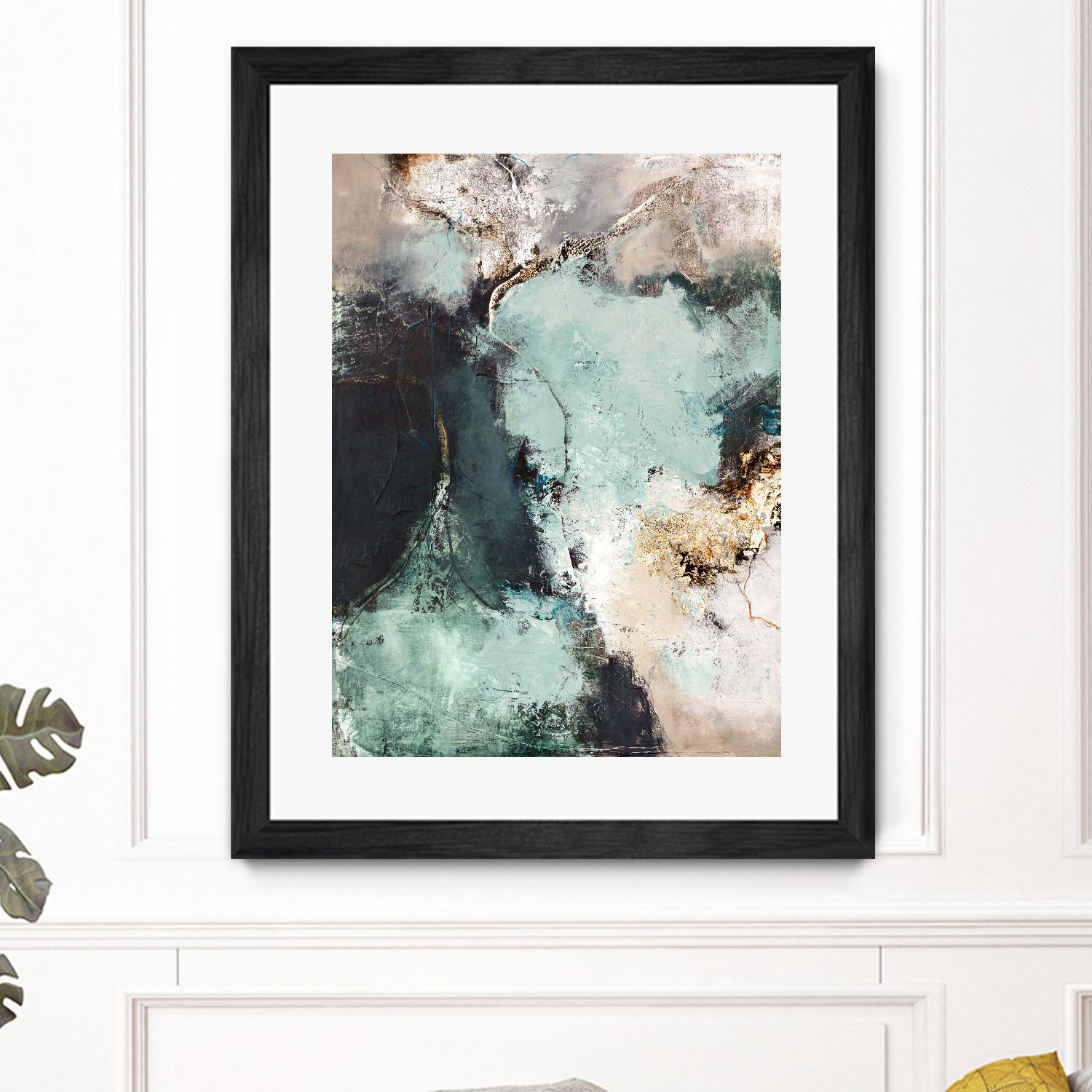 Great Green by Design Fabrikken on GIANT ART - orange abstracts