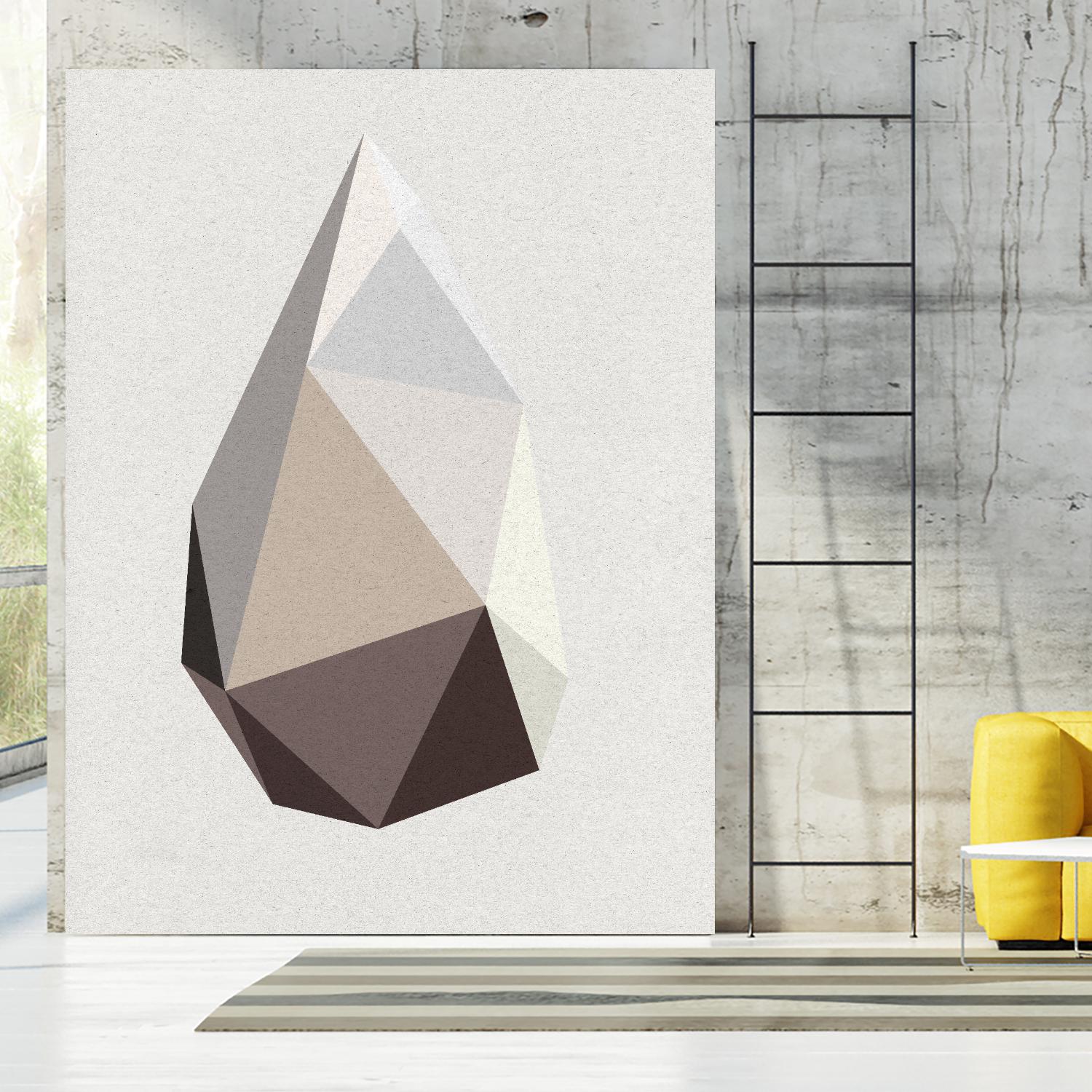 Rock 1 by Design Fabrikken on GIANT ART - brown abstracts, contemporary