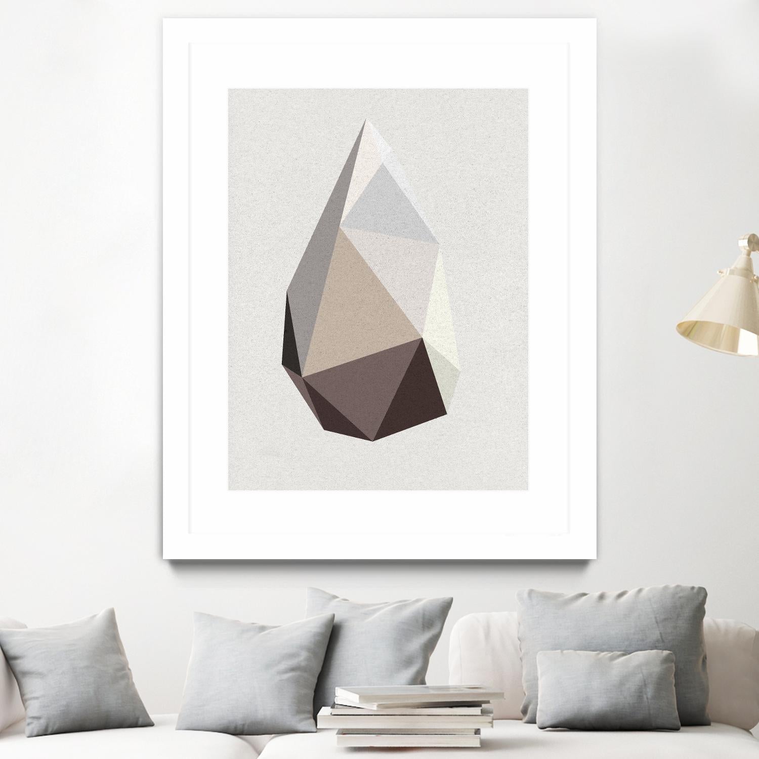 Rock 1 by Design Fabrikken on GIANT ART - brown abstracts, contemporary