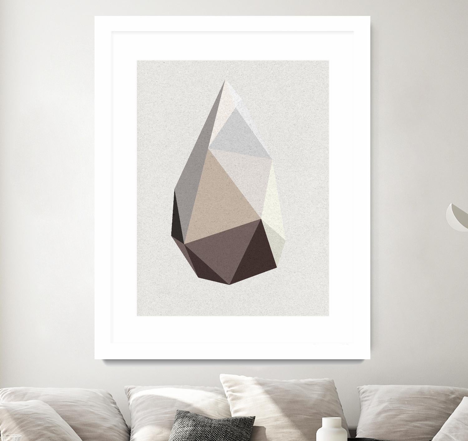 Rock 1 by Design Fabrikken on GIANT ART - brown abstracts, contemporary