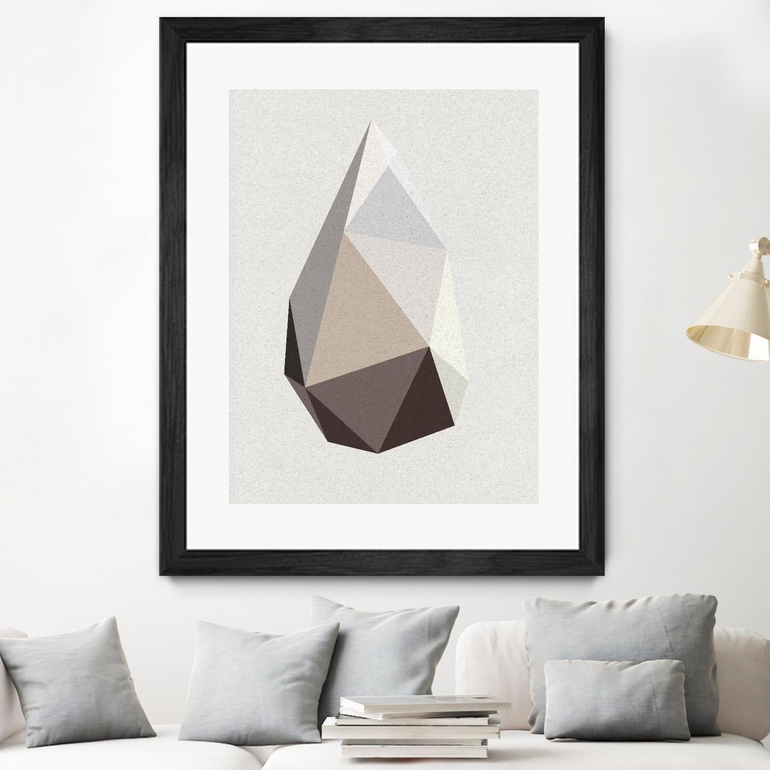 Rock 1 by Design Fabrikken on GIANT ART - brown abstracts, contemporary