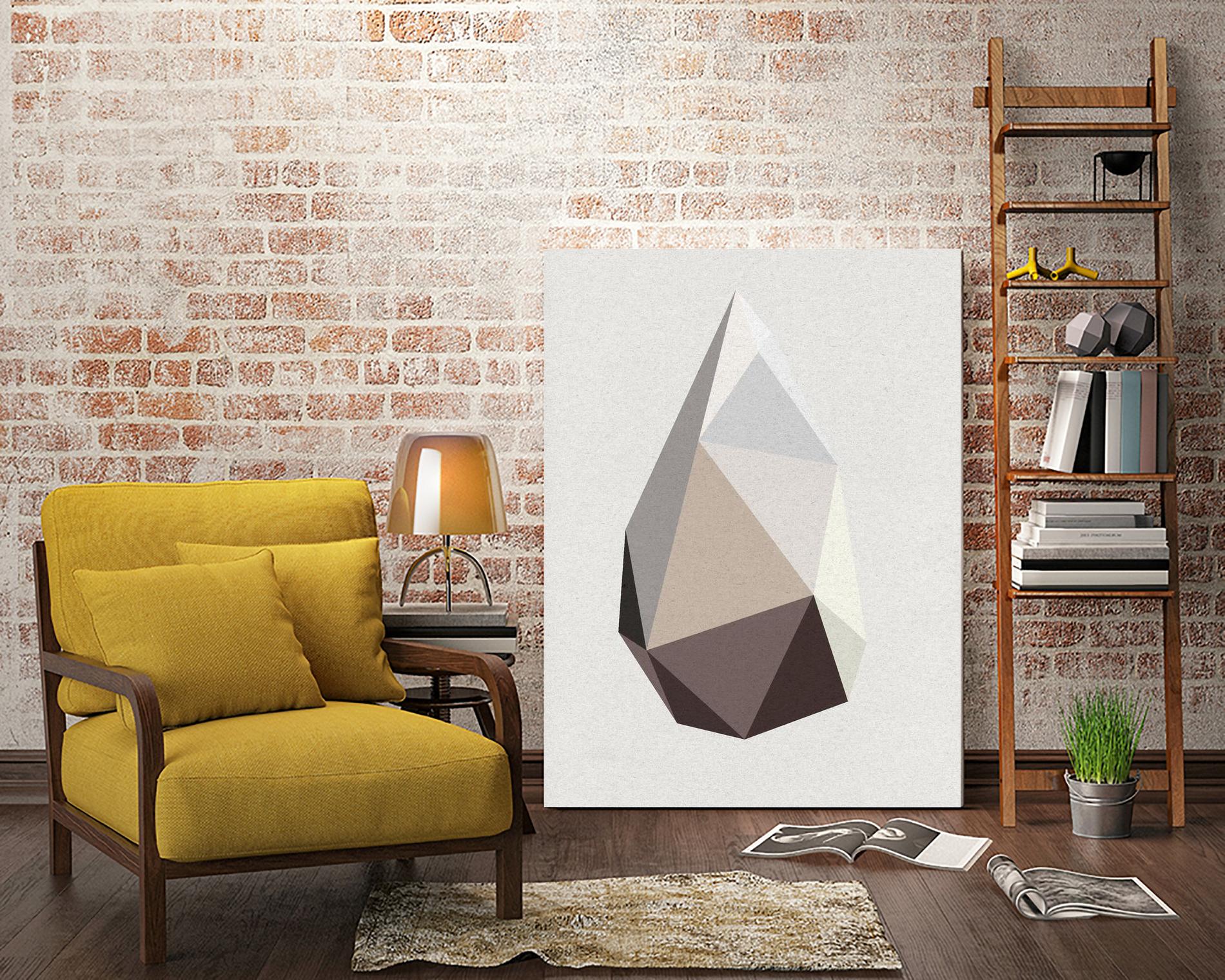 Rock 1 by Design Fabrikken on GIANT ART - brown abstracts, contemporary