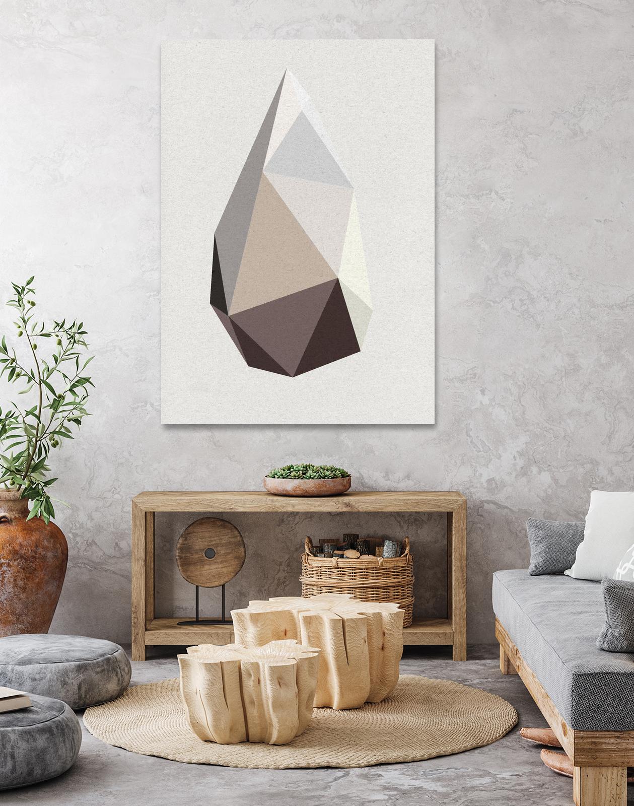 Rock 1 by Design Fabrikken on GIANT ART - brown abstracts, contemporary