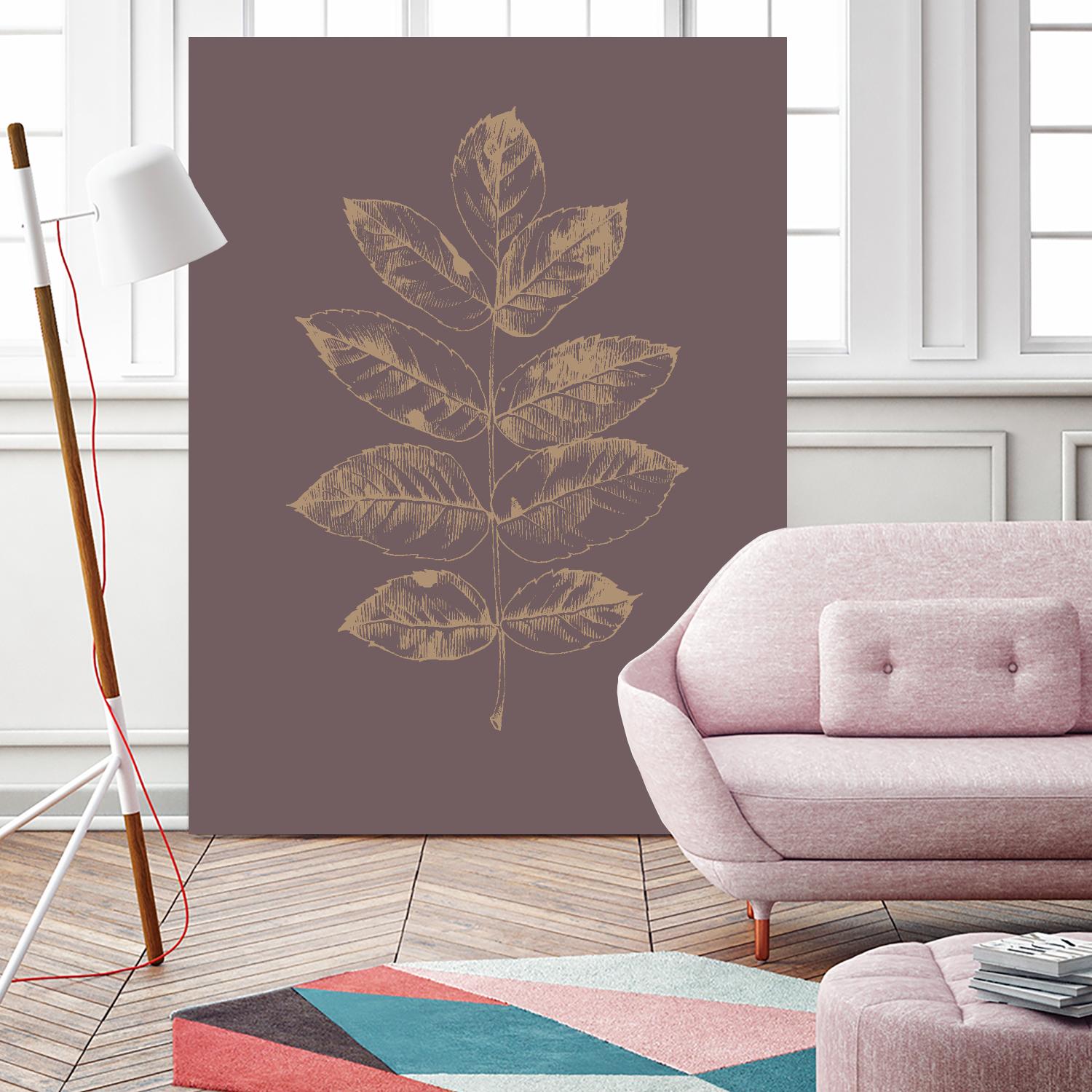 Botanica 2 by Design Fabrikken on GIANT ART - brown floral/still life, botanical, leaves, plants