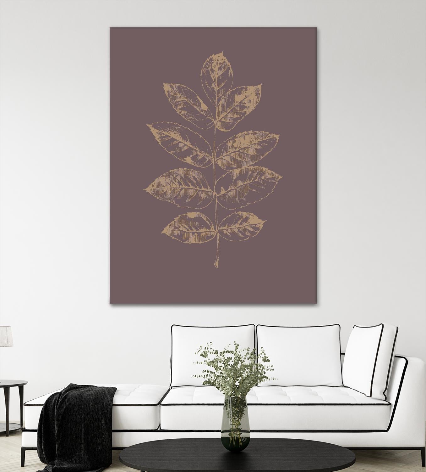 Botanica 2 by Design Fabrikken on GIANT ART - brown floral/still life, botanical, leaves, plants