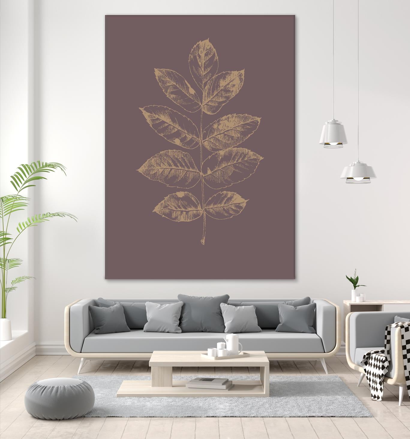Botanica 2 by Design Fabrikken on GIANT ART - brown floral/still life, botanical, leaves, plants