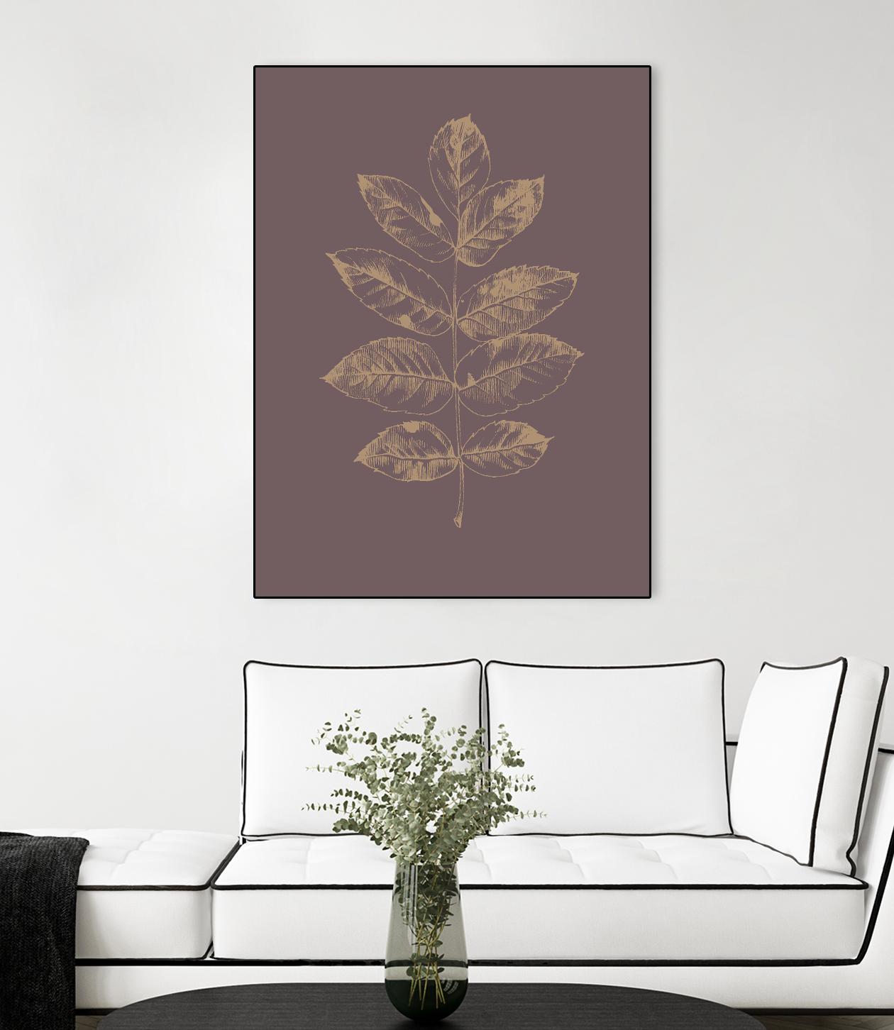Botanica 2 by Design Fabrikken on GIANT ART - brown floral/still life, botanical, leaves, plants