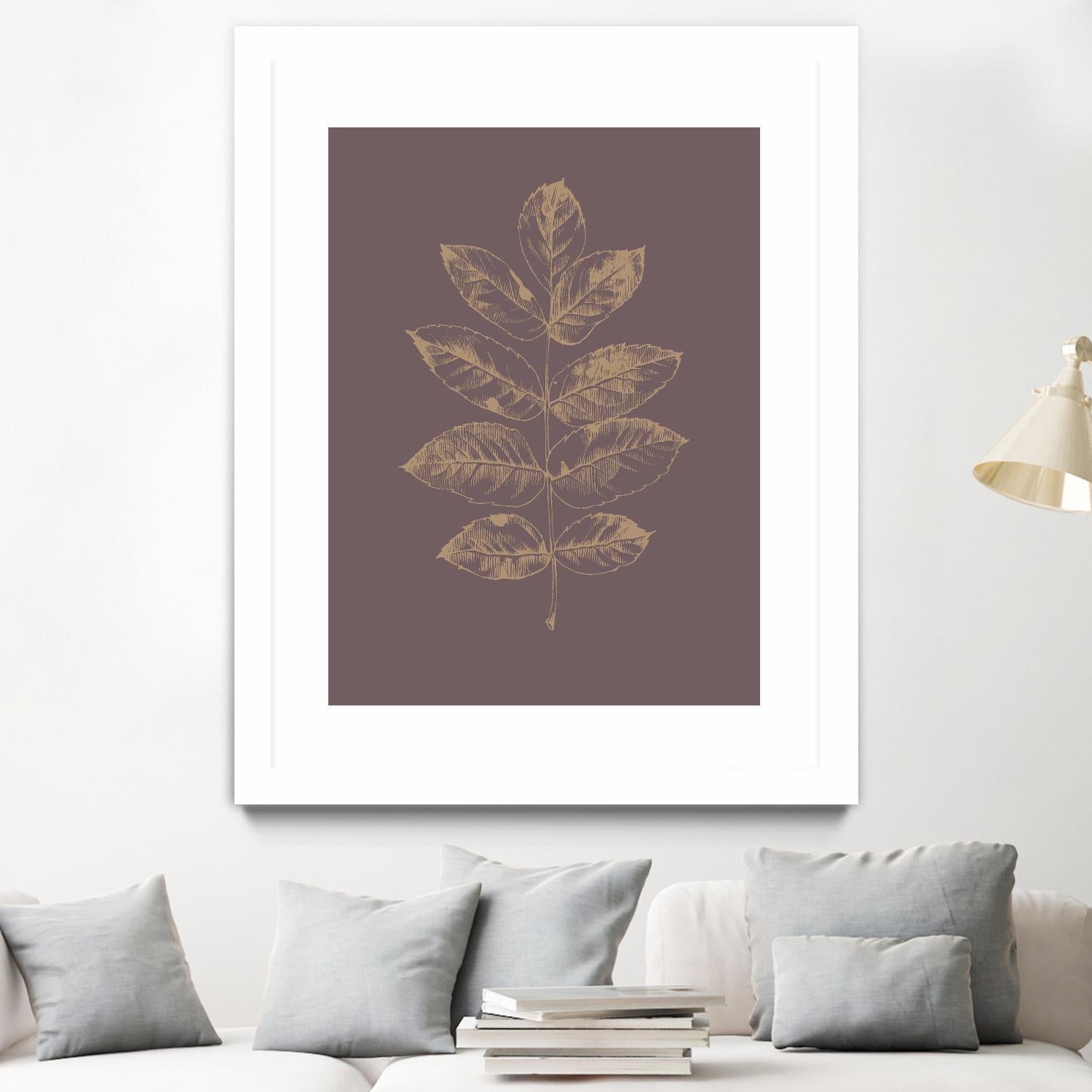 Botanica 2 by Design Fabrikken on GIANT ART - brown floral/still life, botanical, leaves, plants
