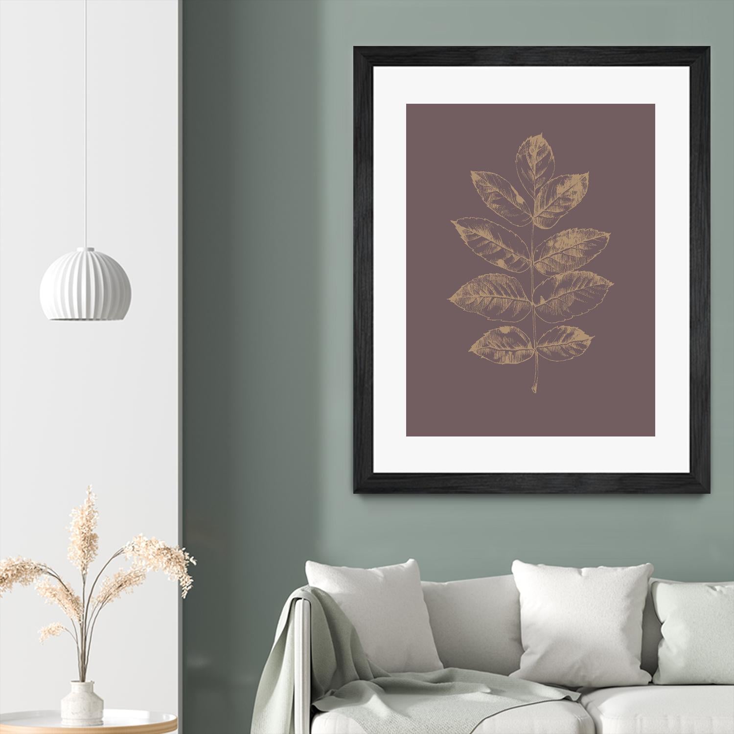 Botanica 2 by Design Fabrikken on GIANT ART - brown floral/still life, botanical, leaves, plants