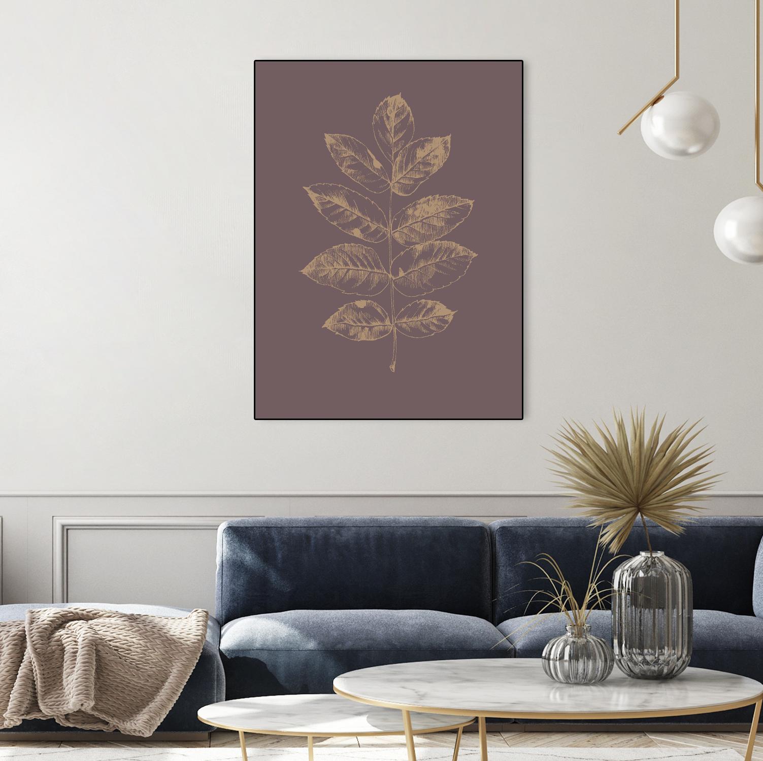 Botanica 2 by Design Fabrikken on GIANT ART - brown floral/still life, botanical, leaves, plants