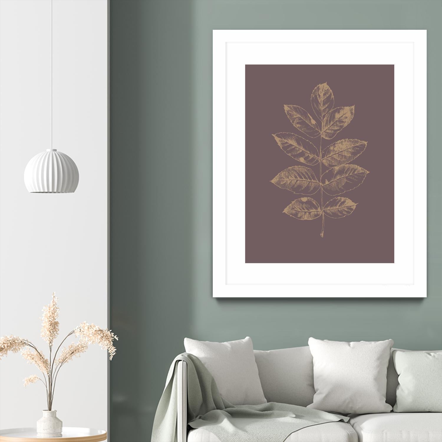 Botanica 2 by Design Fabrikken on GIANT ART - brown floral/still life, botanical, leaves, plants