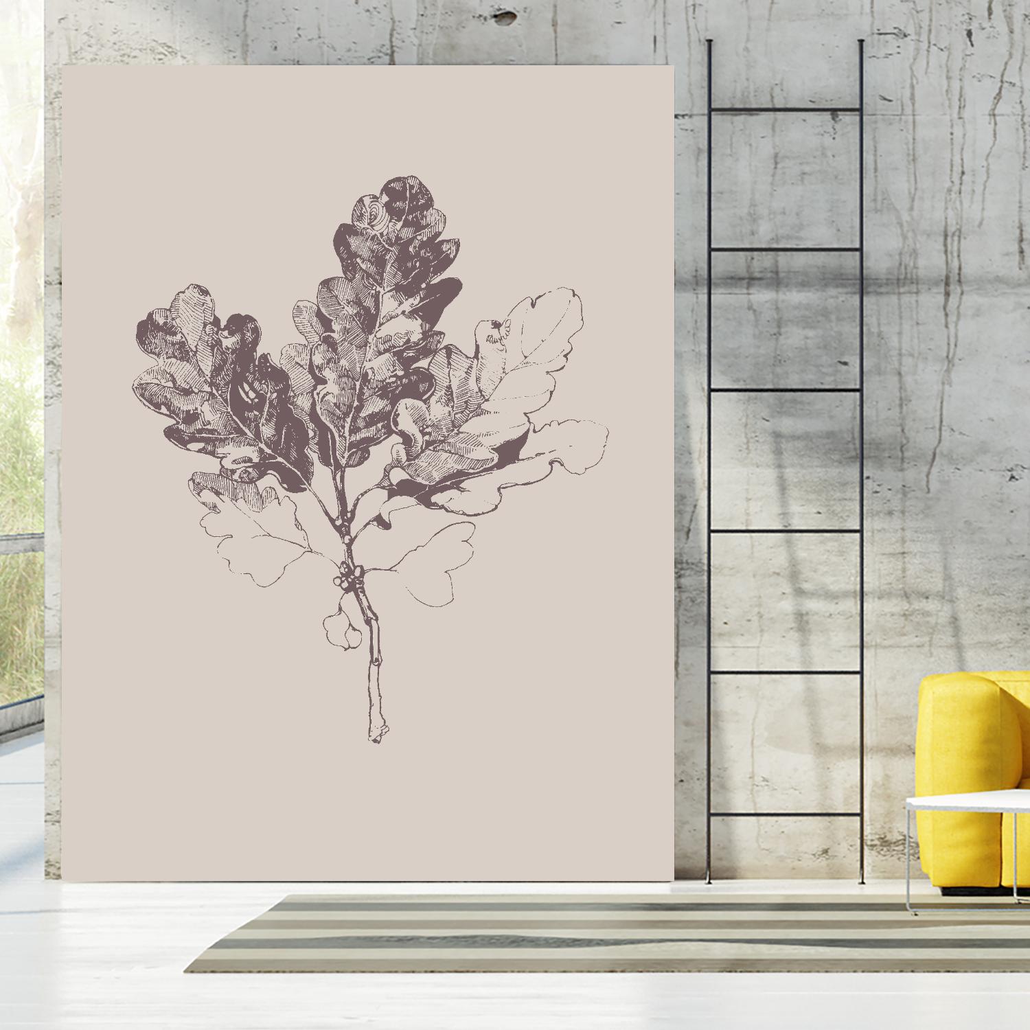 Botanica 3 by Design Fabrikken on GIANT ART - pink floral/still life, botanical, leaves