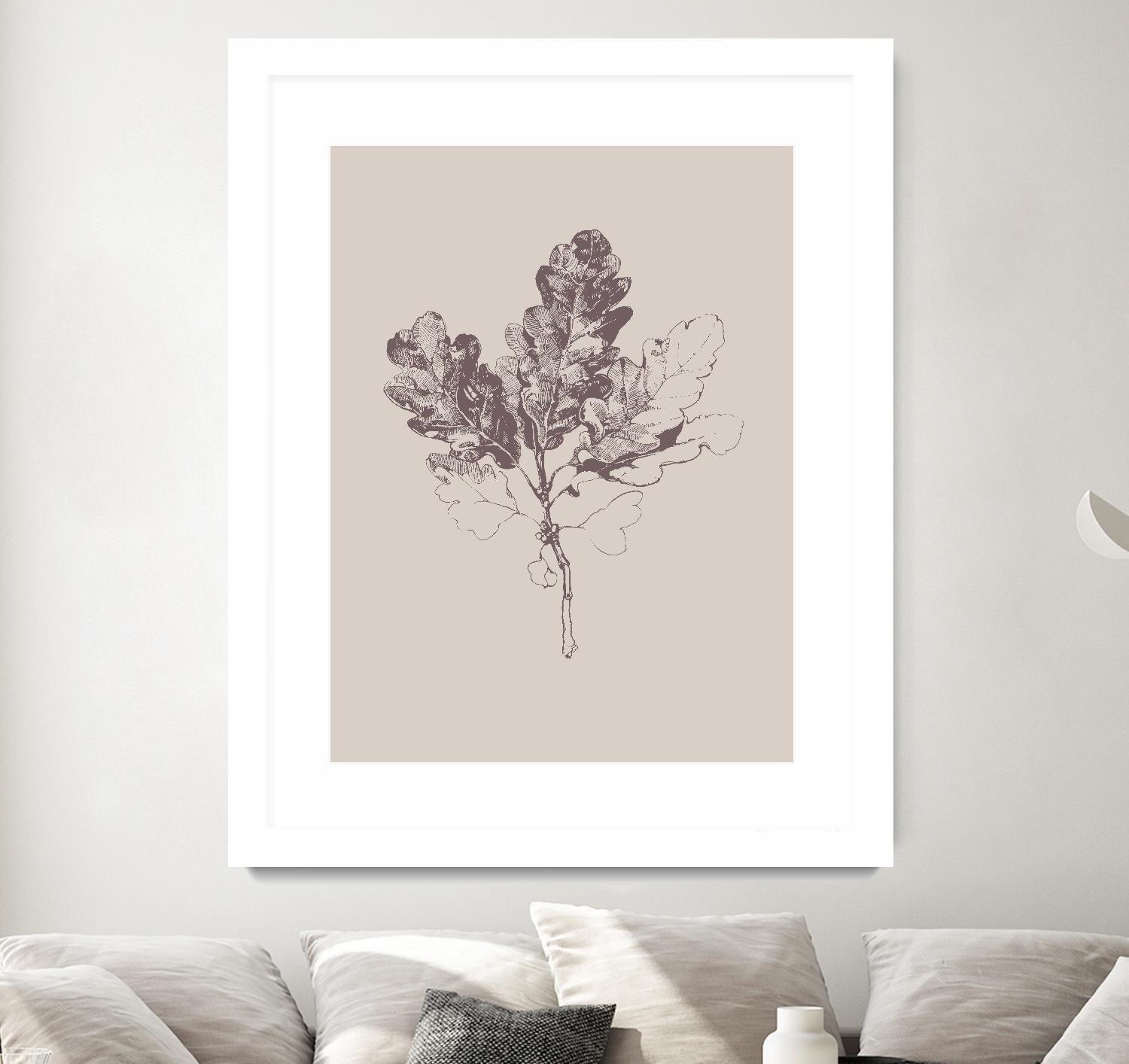 Botanica 3 by Design Fabrikken on GIANT ART - pink floral/still life, botanical, leaves