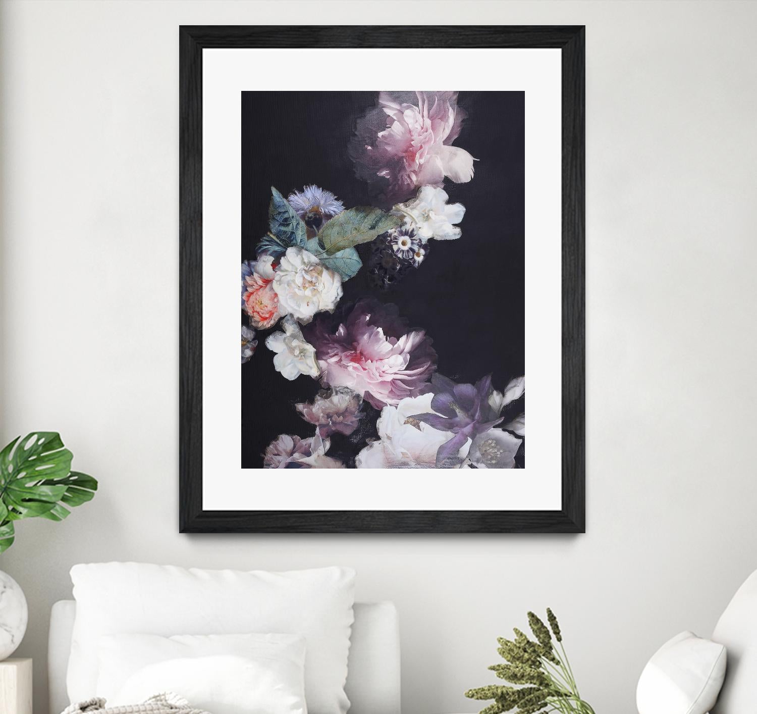 Purple Blossom 1 by Design Fabrikken on GIANT ART - pink flowers flowers