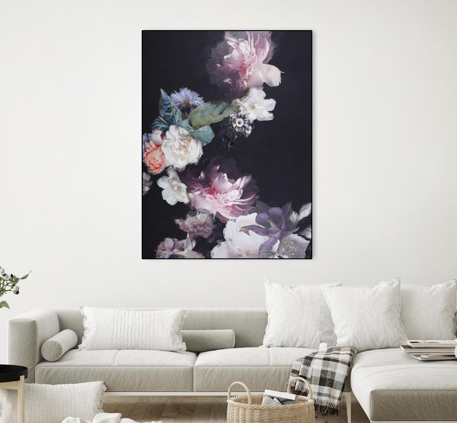 Purple Blossom 1 by Design Fabrikken on GIANT ART - pink flowers flowers