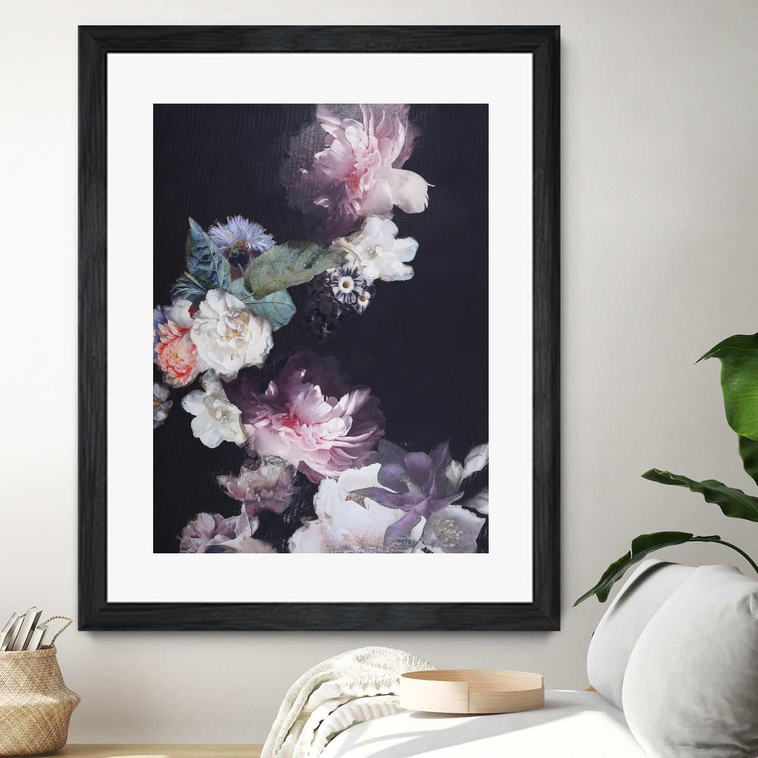 Purple Blossom 1 by Design Fabrikken on GIANT ART - pink flowers flowers