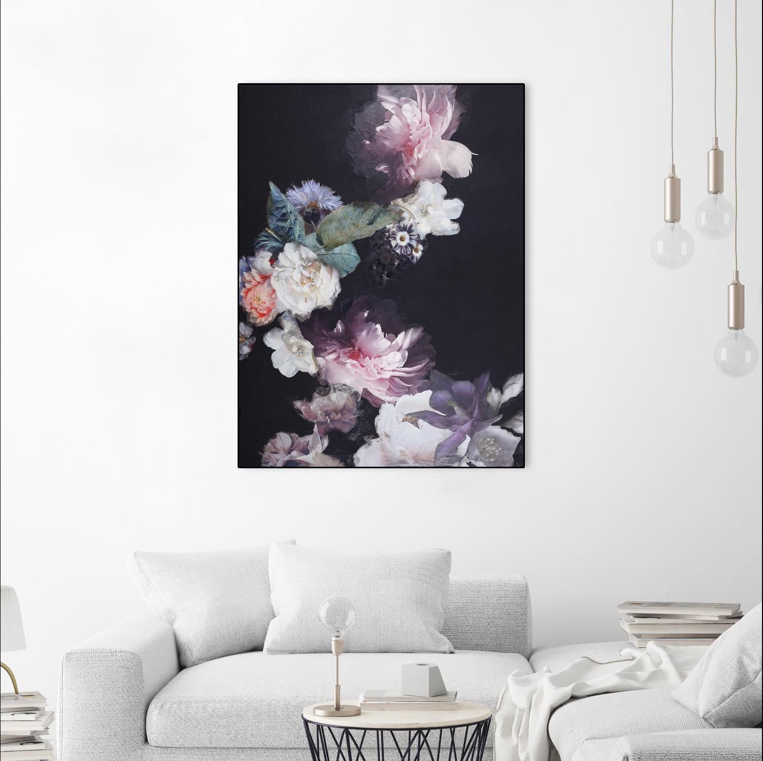 Purple Blossom 1 by Design Fabrikken on GIANT ART - pink flowers flowers